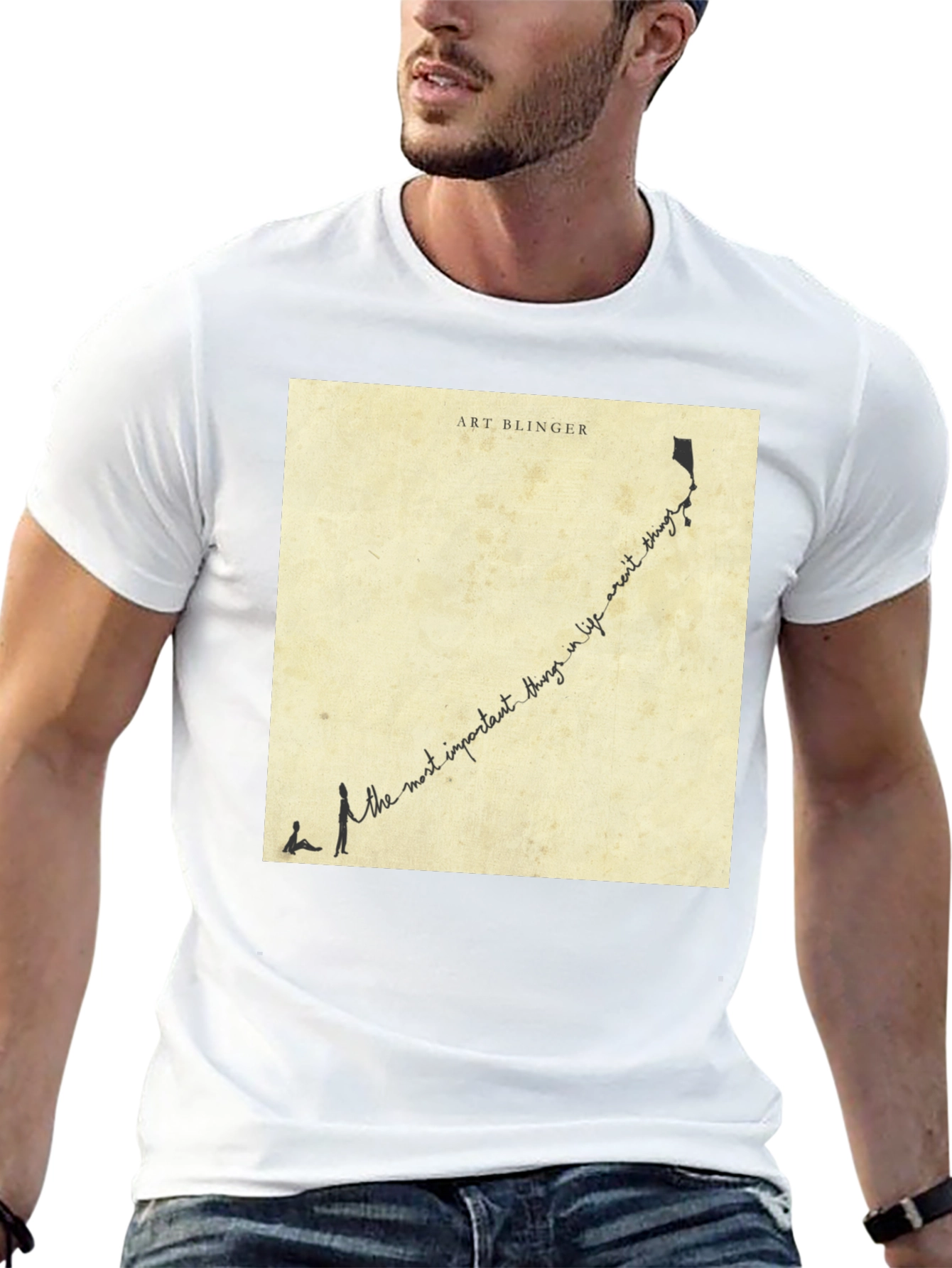 Art Blinger Inspirational Quote Graphic T-Shirt