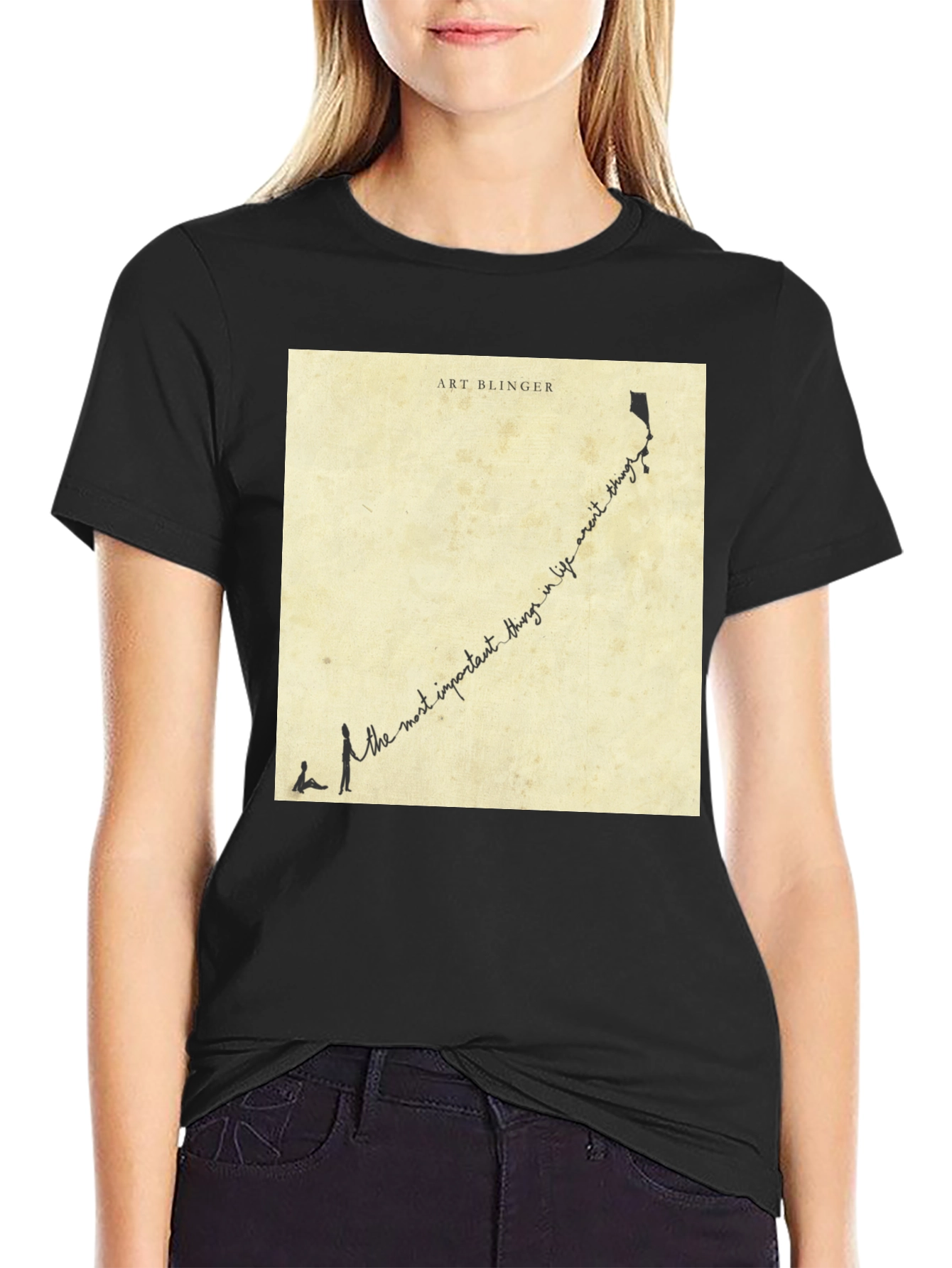 Art Blinger Inspirational Quote Graphic T-Shirt