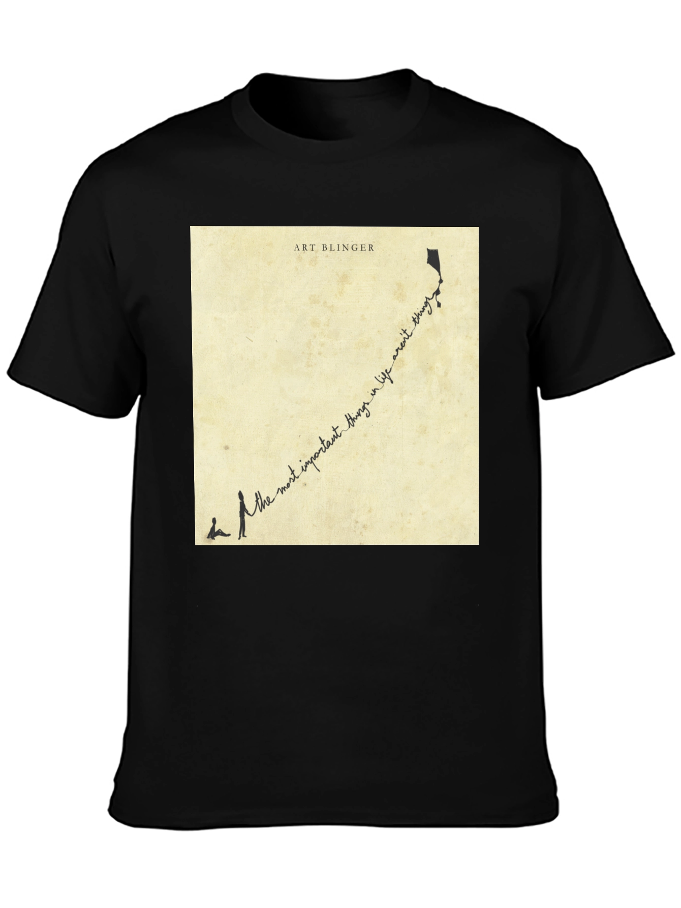 Art Blinger Inspirational Quote Graphic T-Shirt