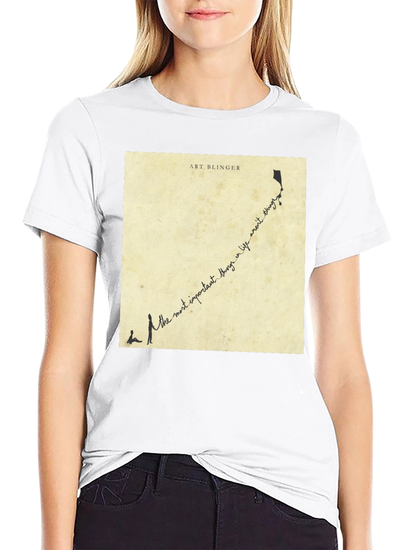 Art Blinger Inspirational Quote Graphic T-Shirt