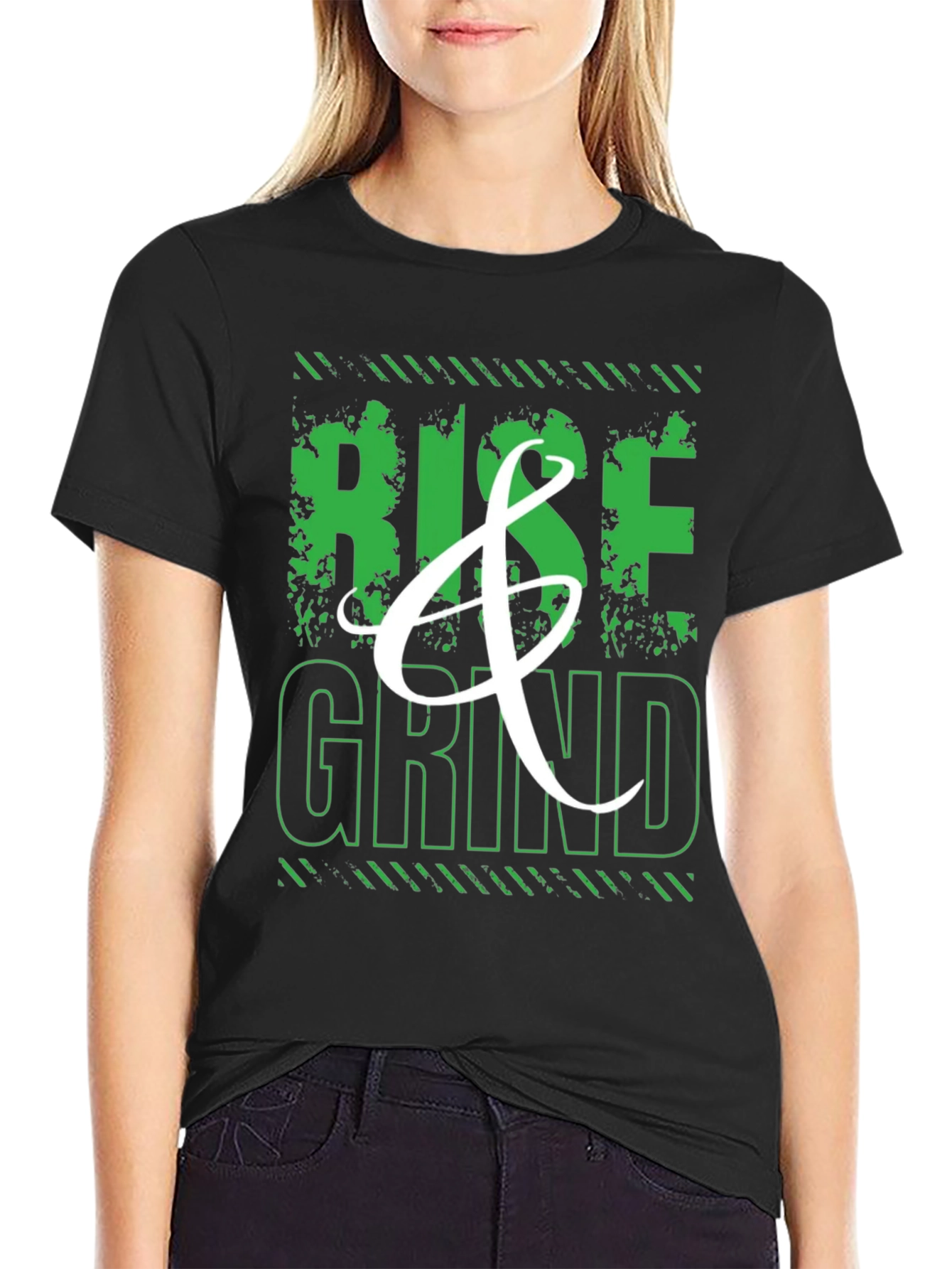 Rise & Grind Graphic T-Shirt - Mens Black Tee