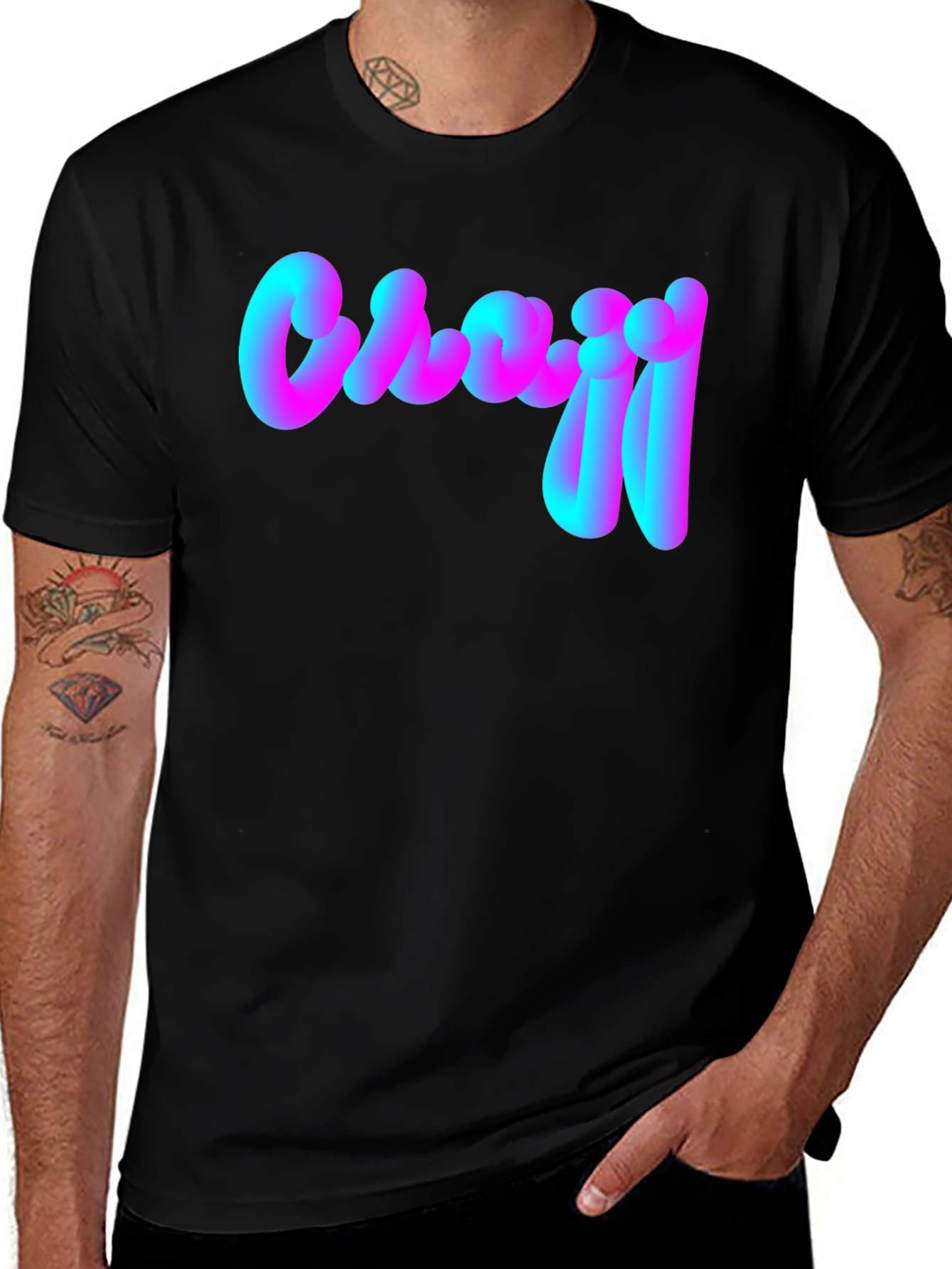 Funky Graphic Tee - Bold Retro Design