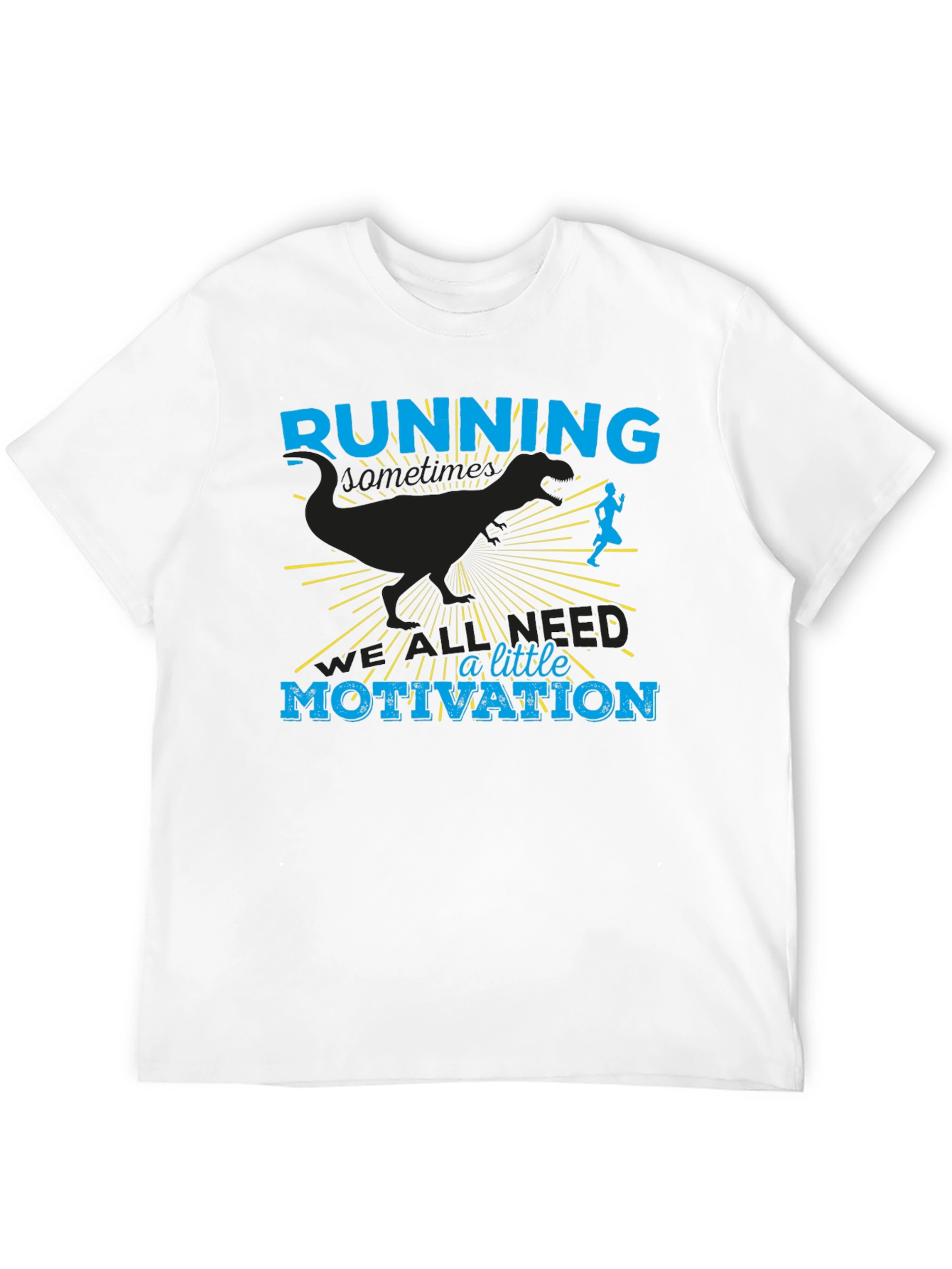 Running T-Shirt Dinosaur Motivation