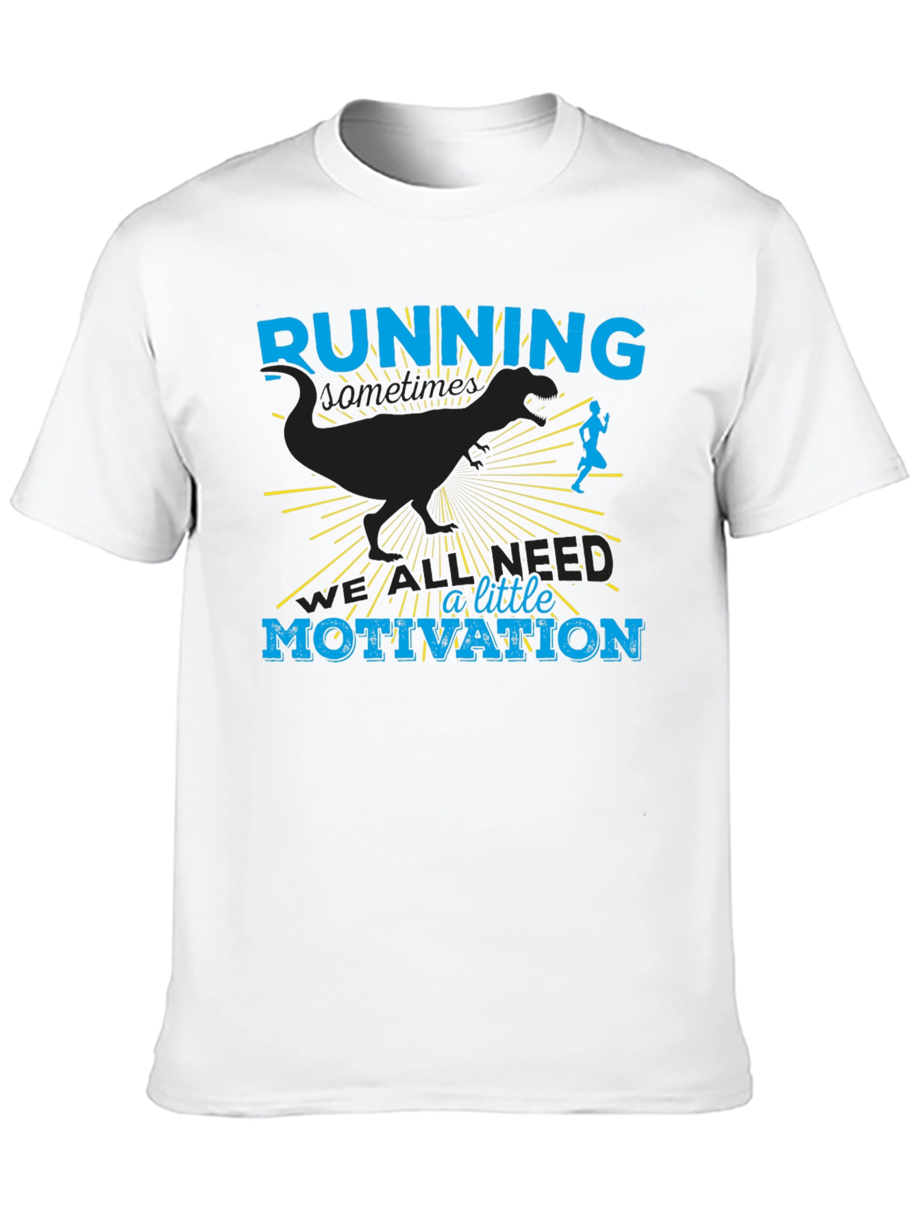 Running T-Shirt Dinosaur Motivation
