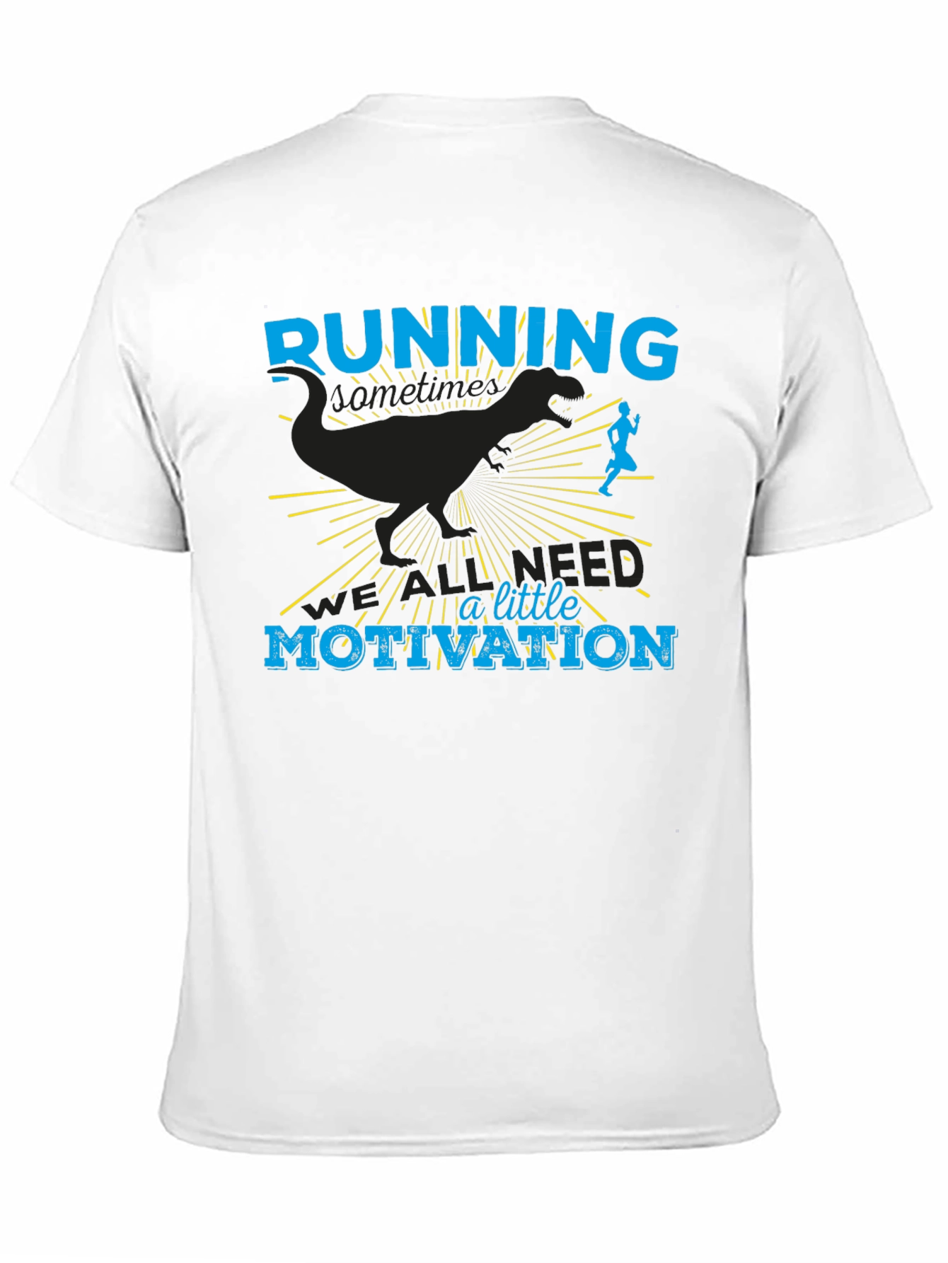 Running T-Shirt Dinosaur Motivation