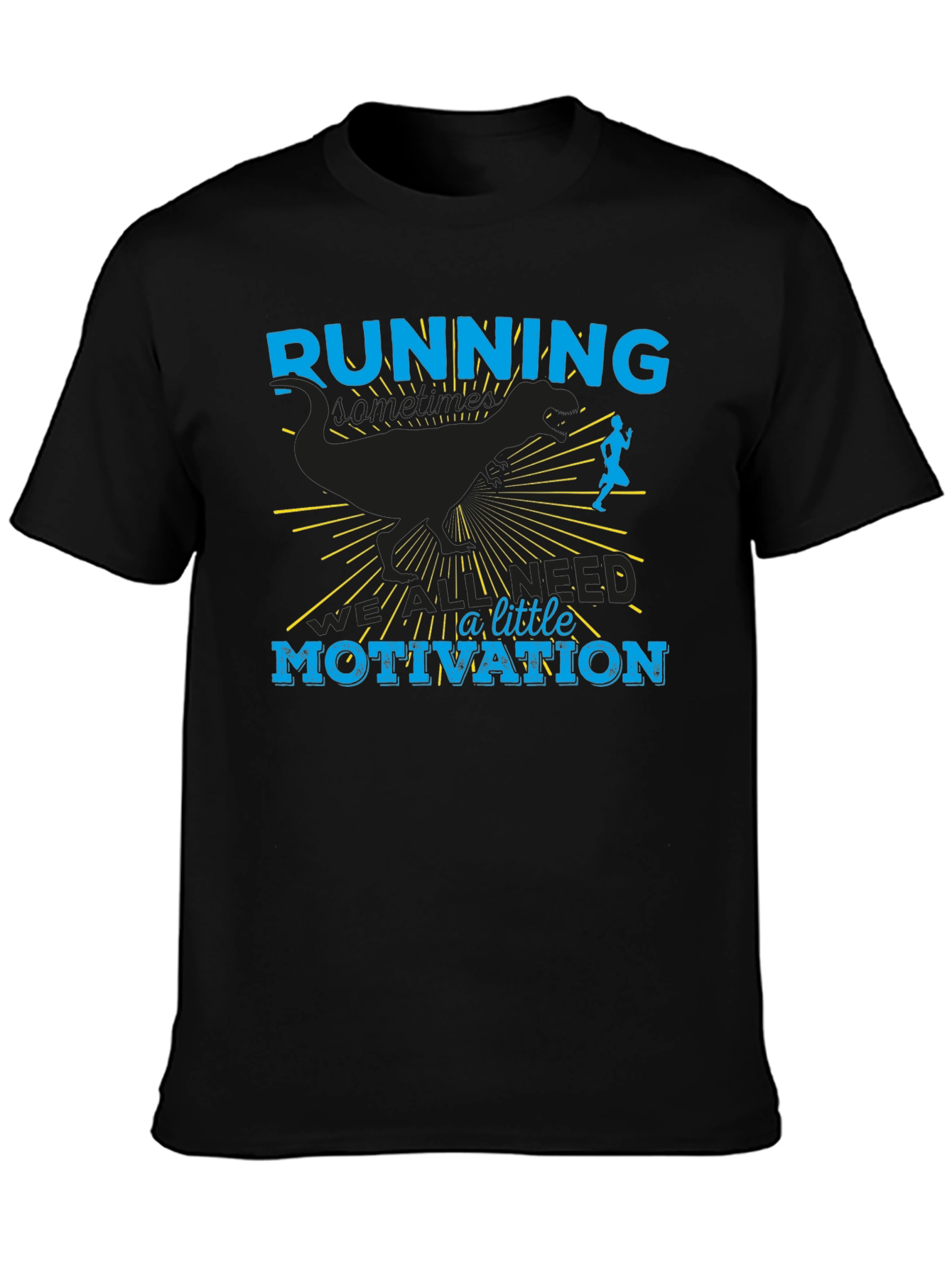 Running T-Shirt Dinosaur Motivation