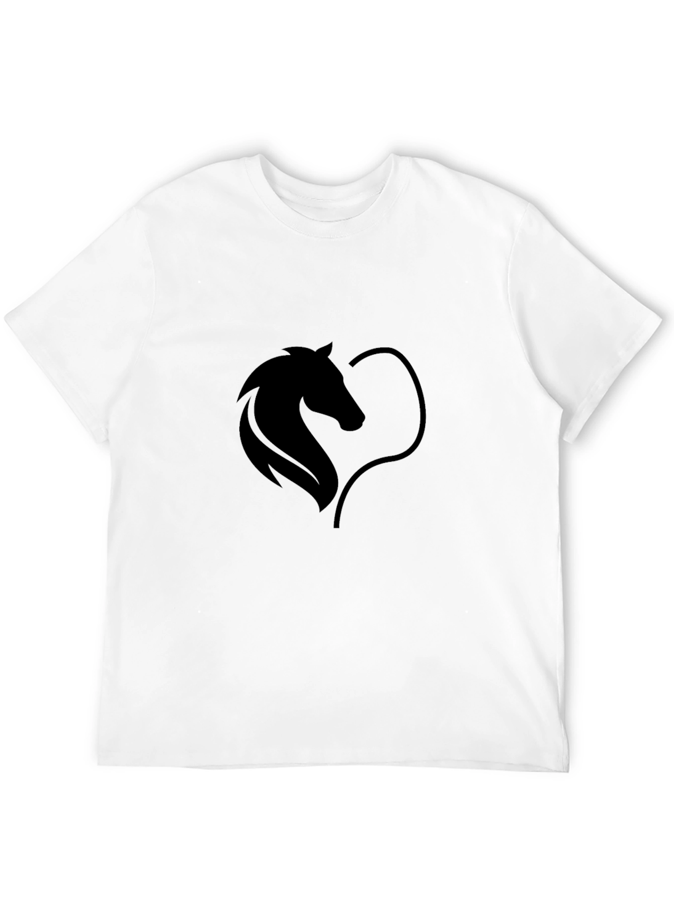 Horse Lovers Black T-Shirt