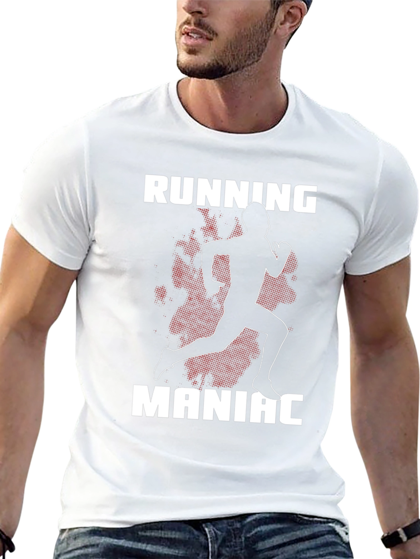 Running Maniac Graphic Tee - Black