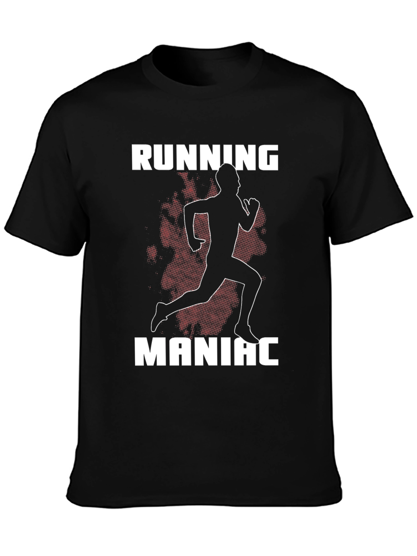 Running Maniac Graphic Tee - Black