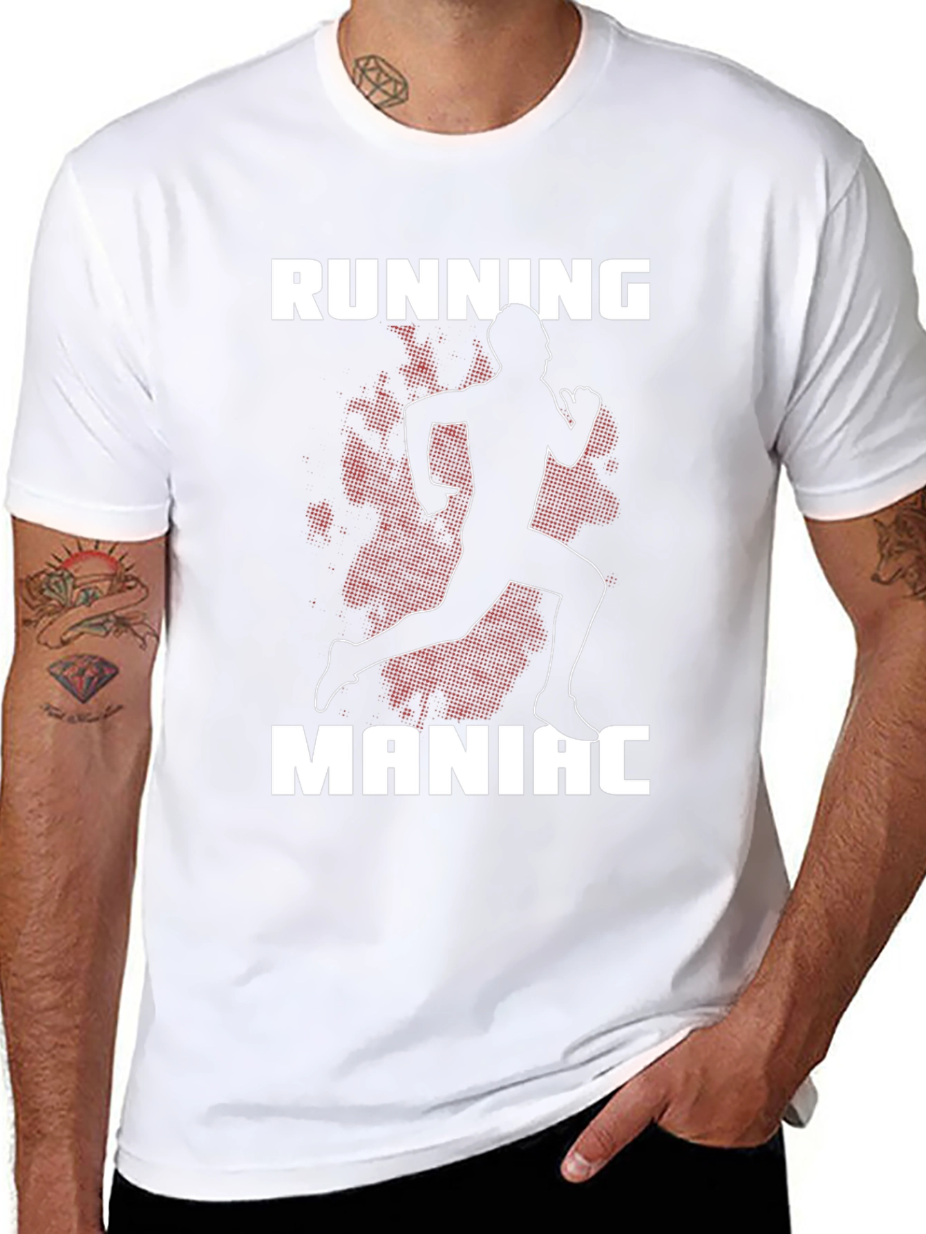 Running Maniac Graphic Tee - Black