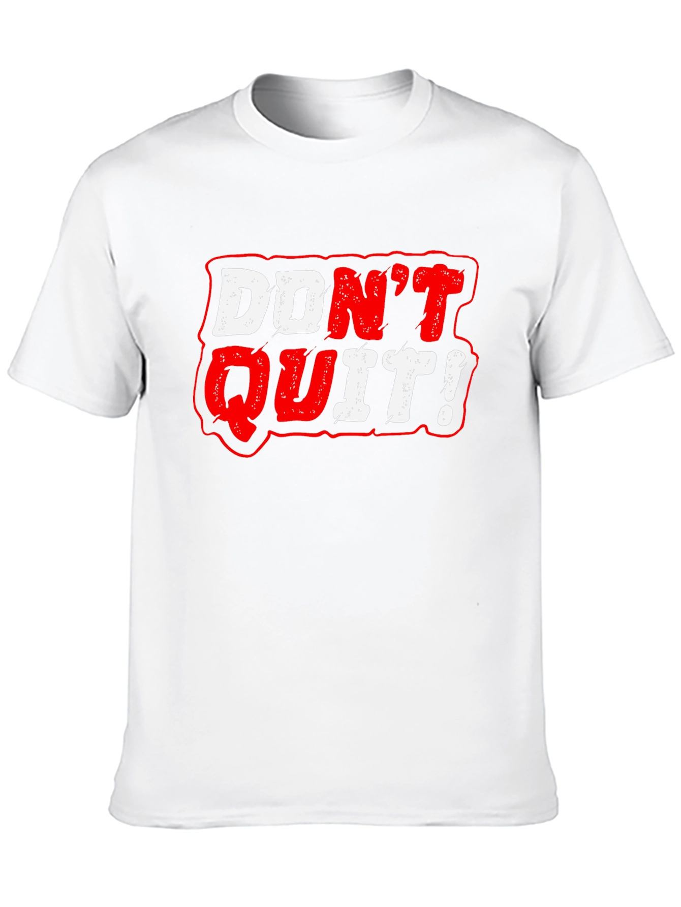 Dont Quit Graphic Tee - Motivational Black T-Shirt