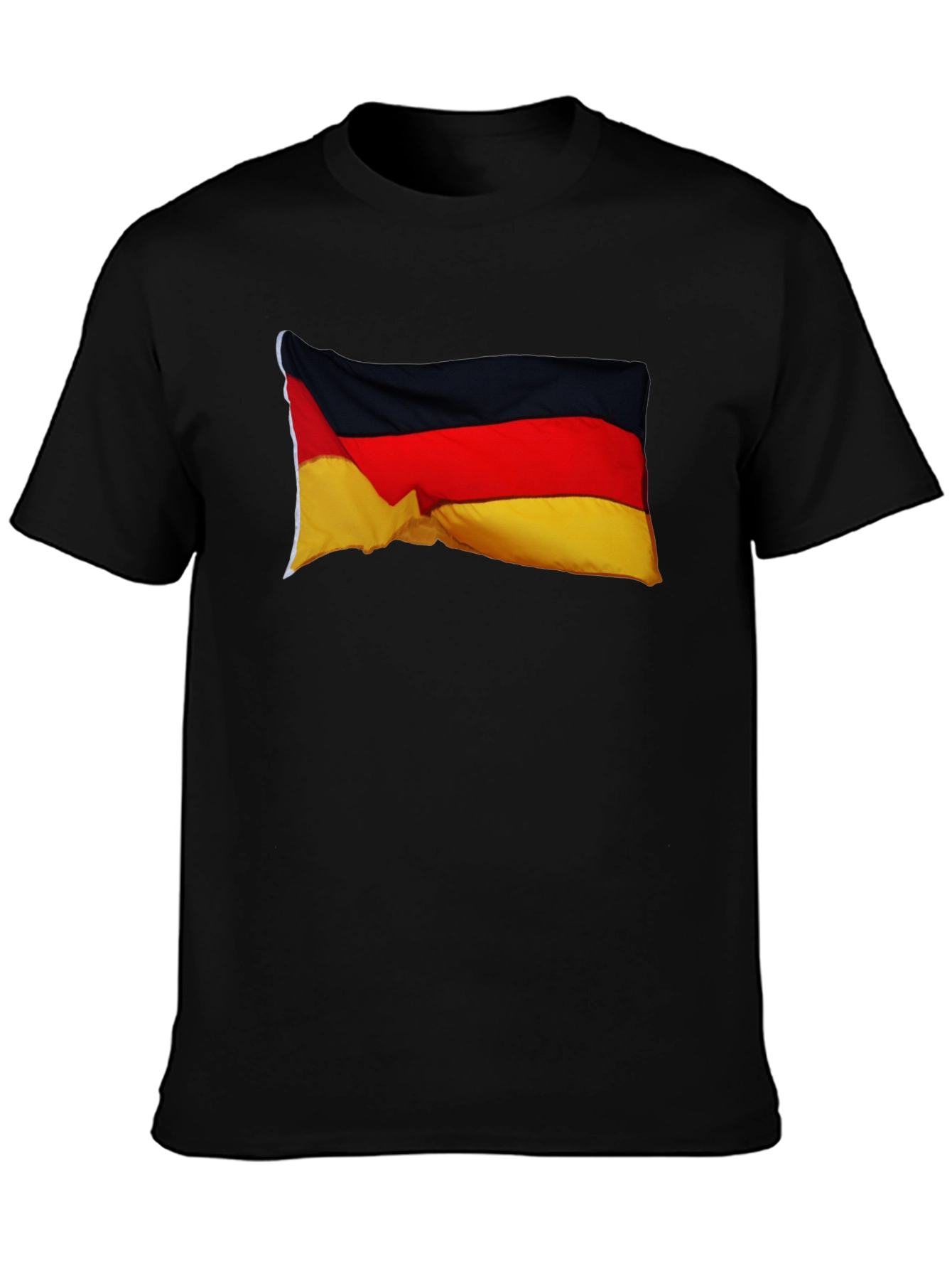 Germany Flag Graphic T-Shirt - Black
