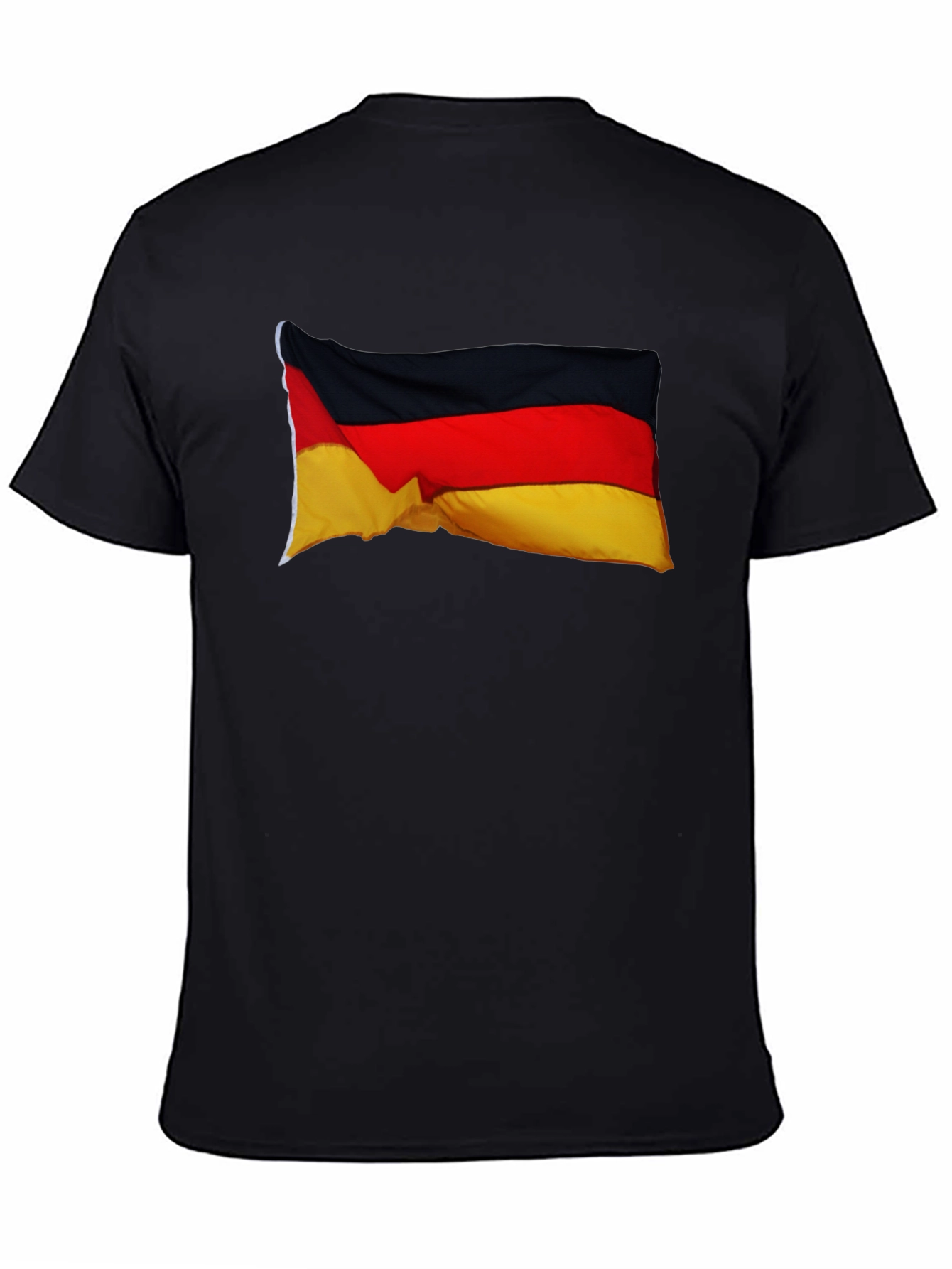 Germany Flag Graphic T-Shirt - Black