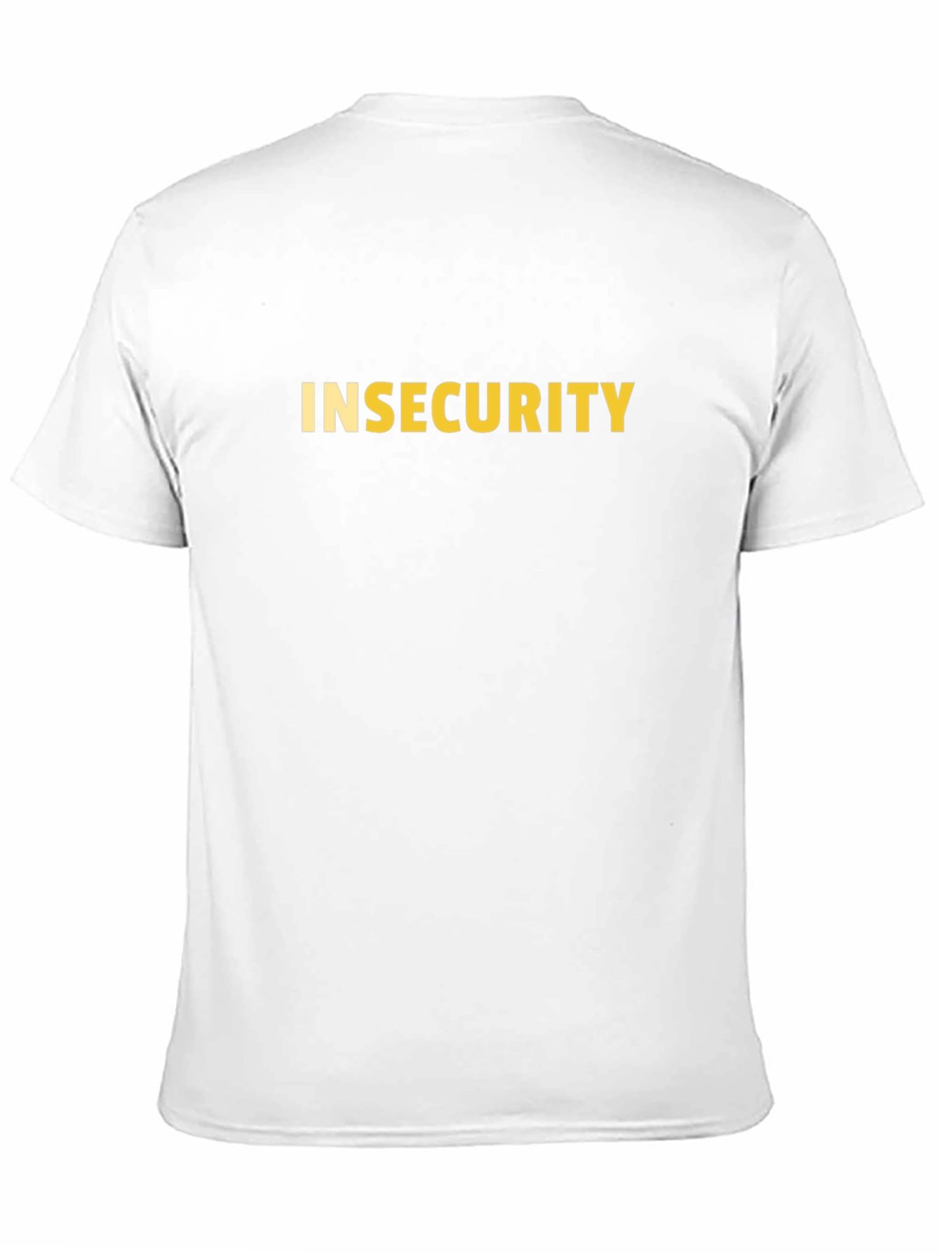 Insecurity T-Shirt - Black Crew Neck Tee