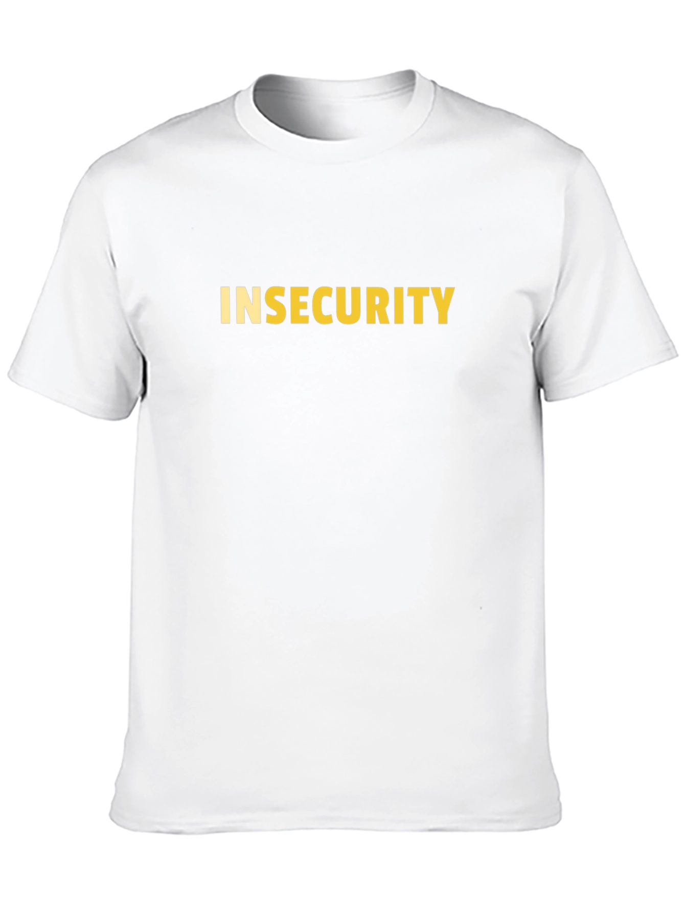 Insecurity T-Shirt - Black Crew Neck Tee