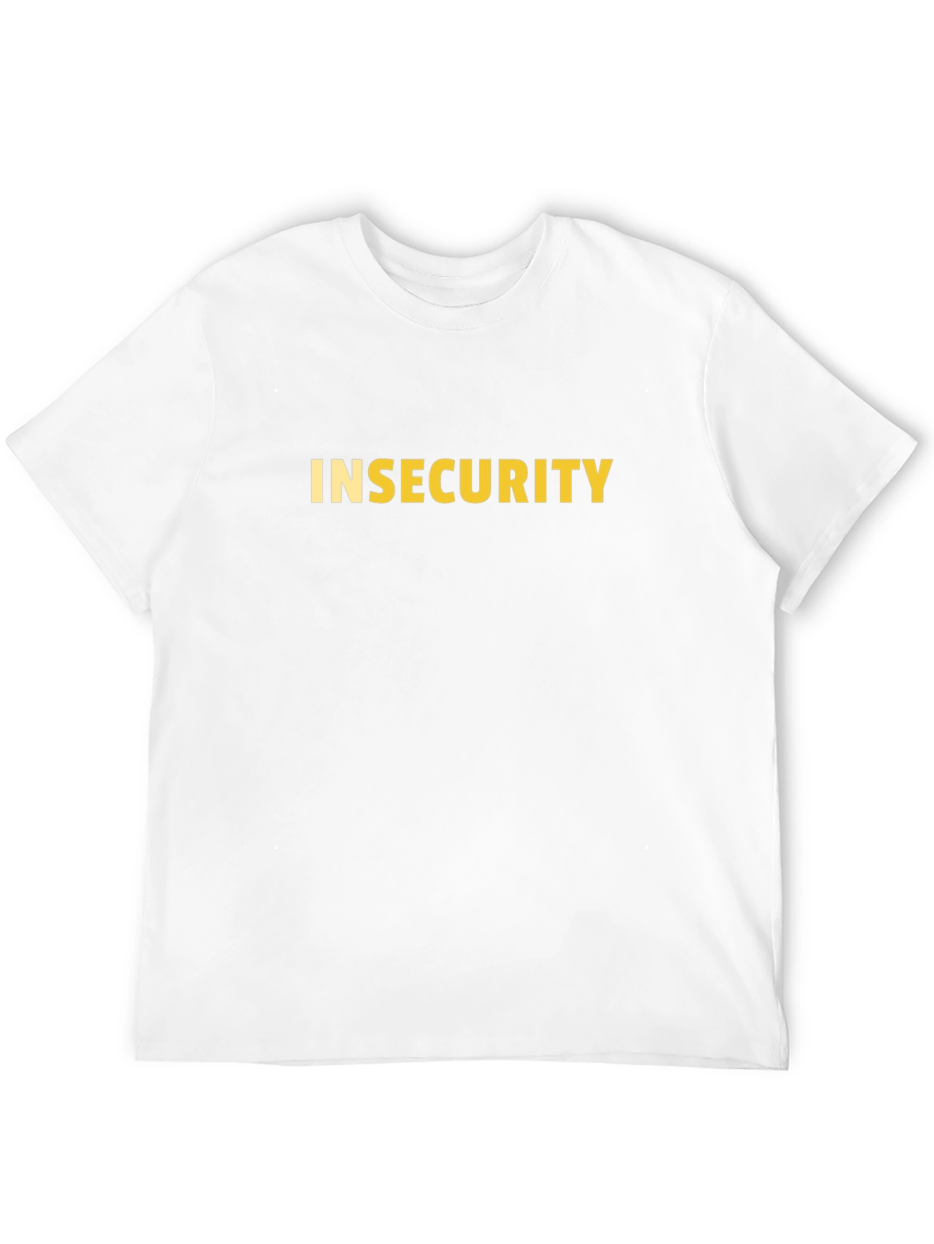 Insecurity T-Shirt - Black Crew Neck Tee