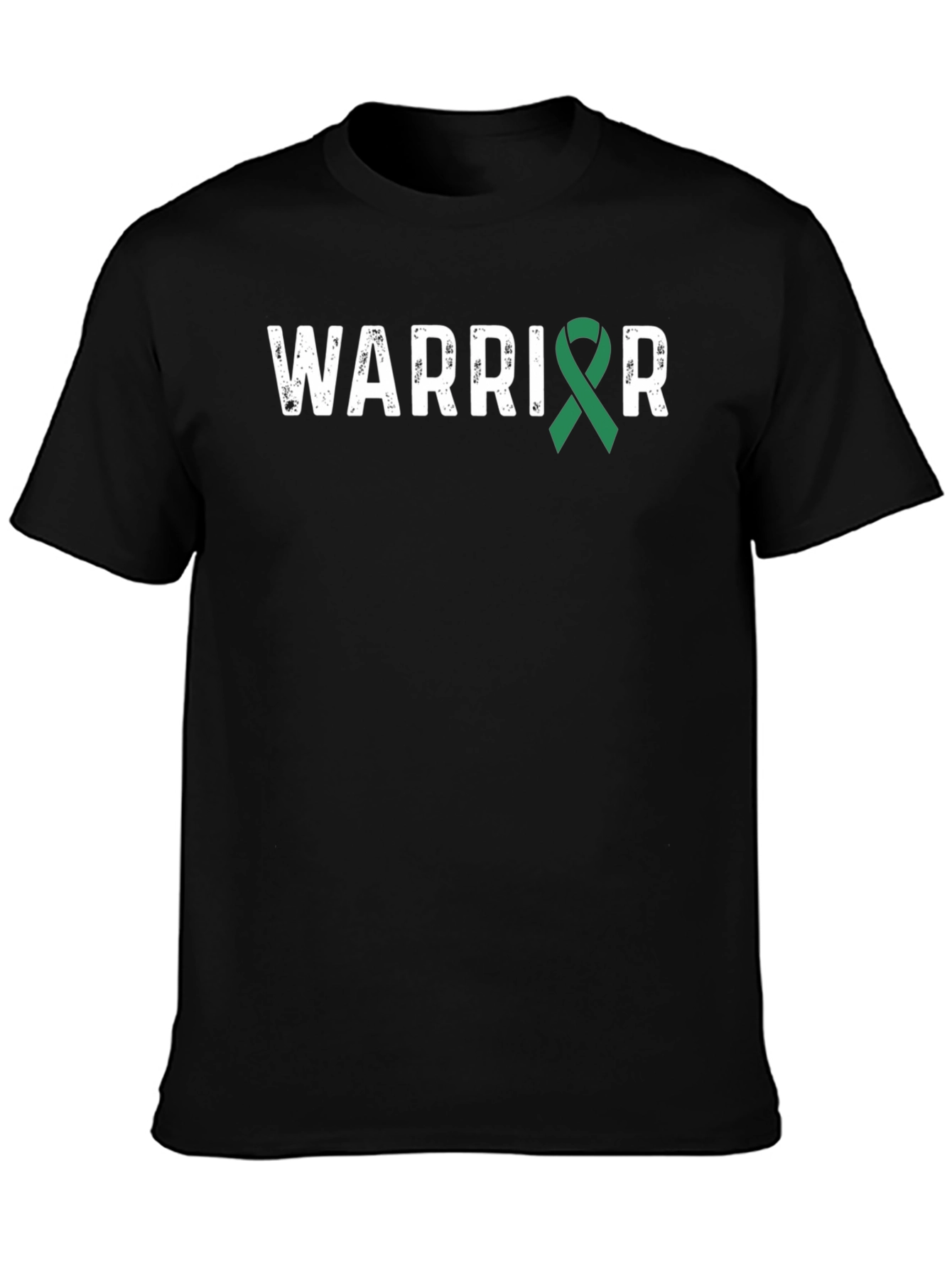 Warrior Ribbon Graphic Tee - Black