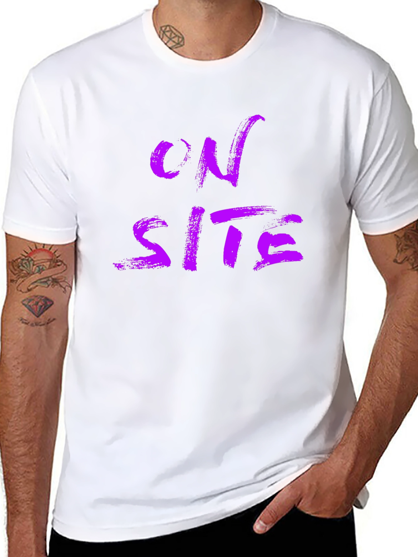 On Site Graphic Tee - Bold Statement Shirt