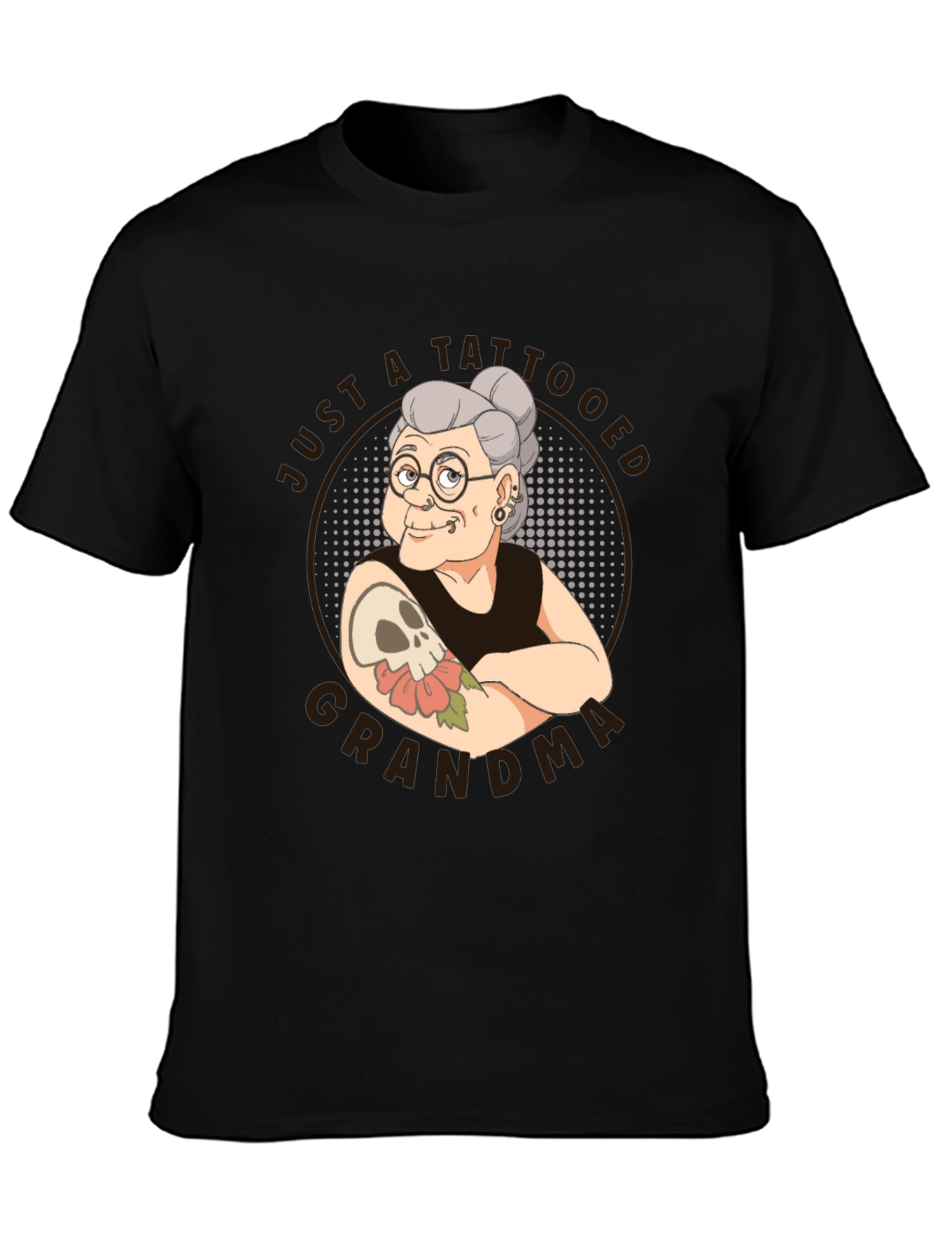 Tattooed Grandma T-Shirt - Funny Graphic Tee