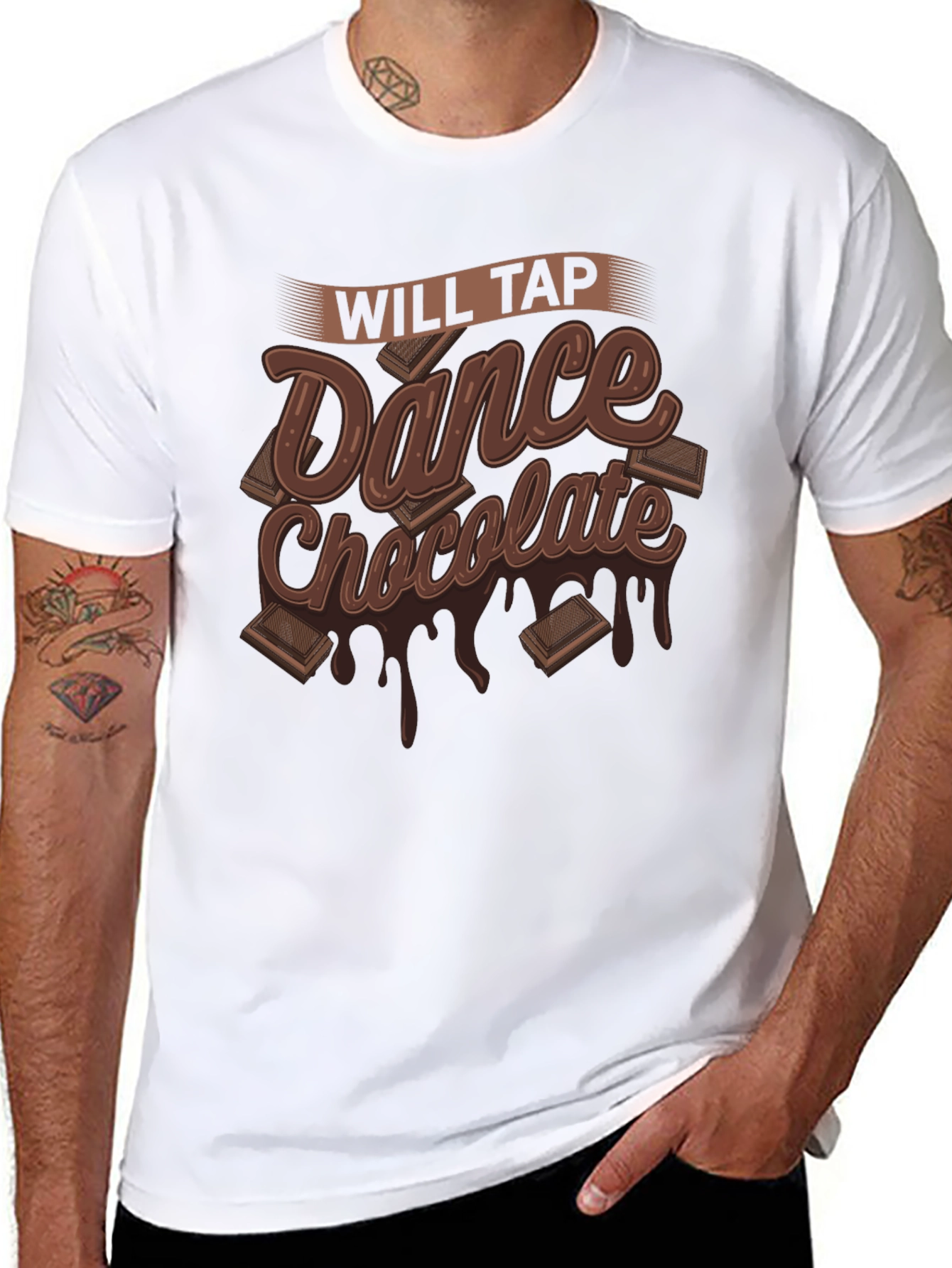 Will Tap Dance Chocolate Graphic T-Shirt