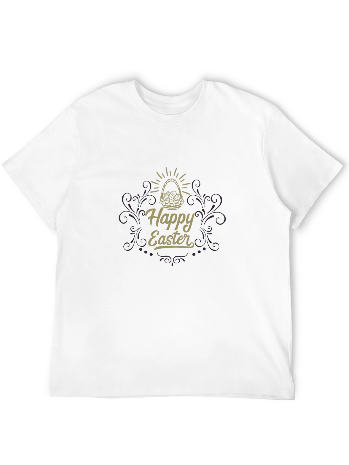 Happy Easter T-Shirt - Easter Basket Design