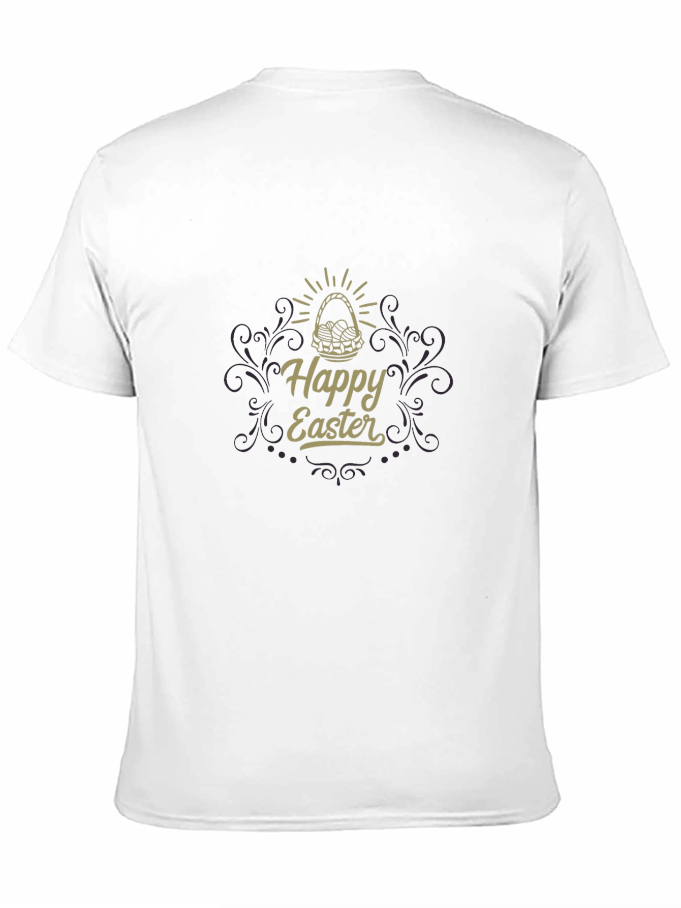 Happy Easter T-Shirt - Easter Basket Design