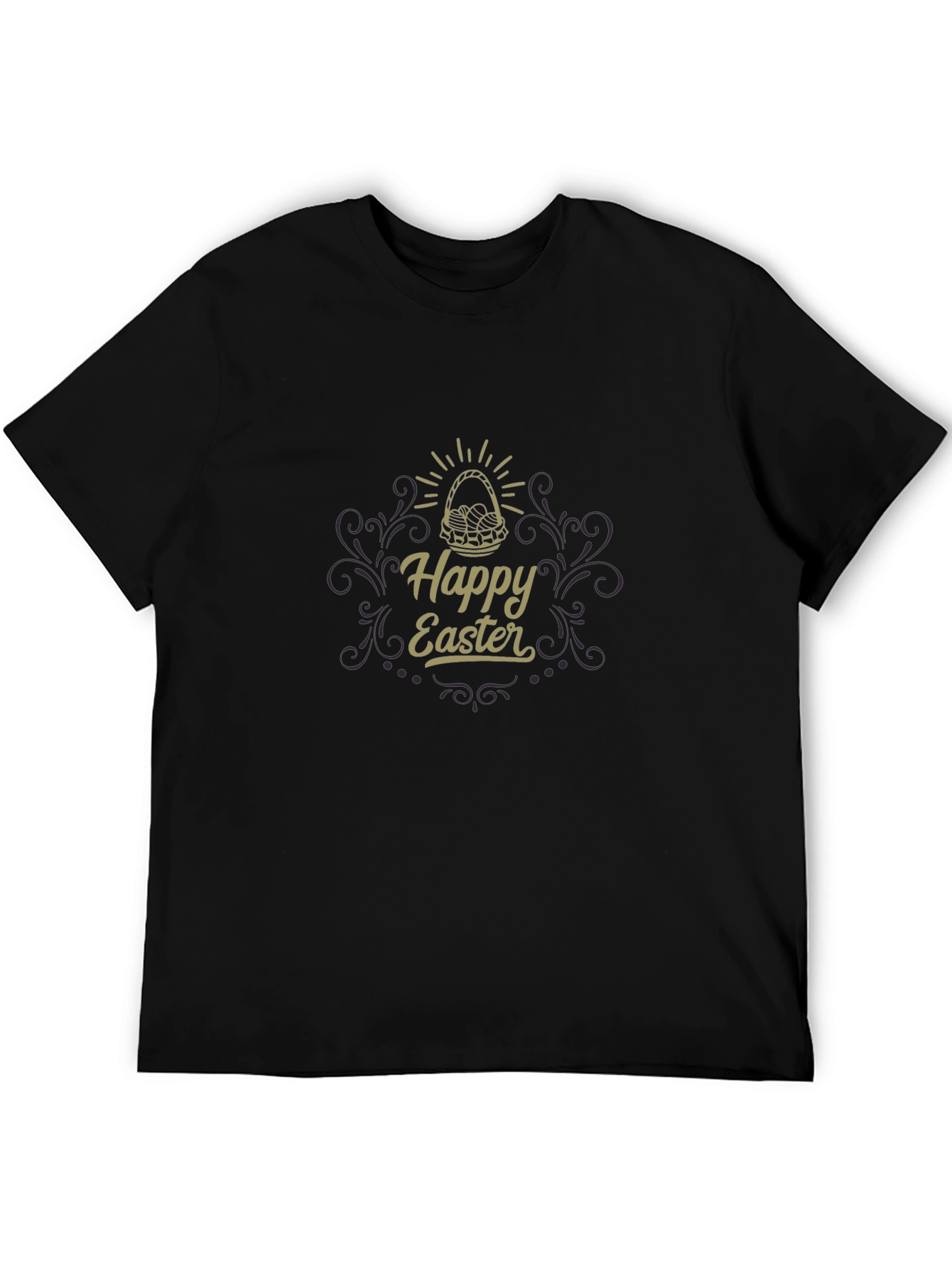 Happy Easter T-Shirt - Easter Basket Design