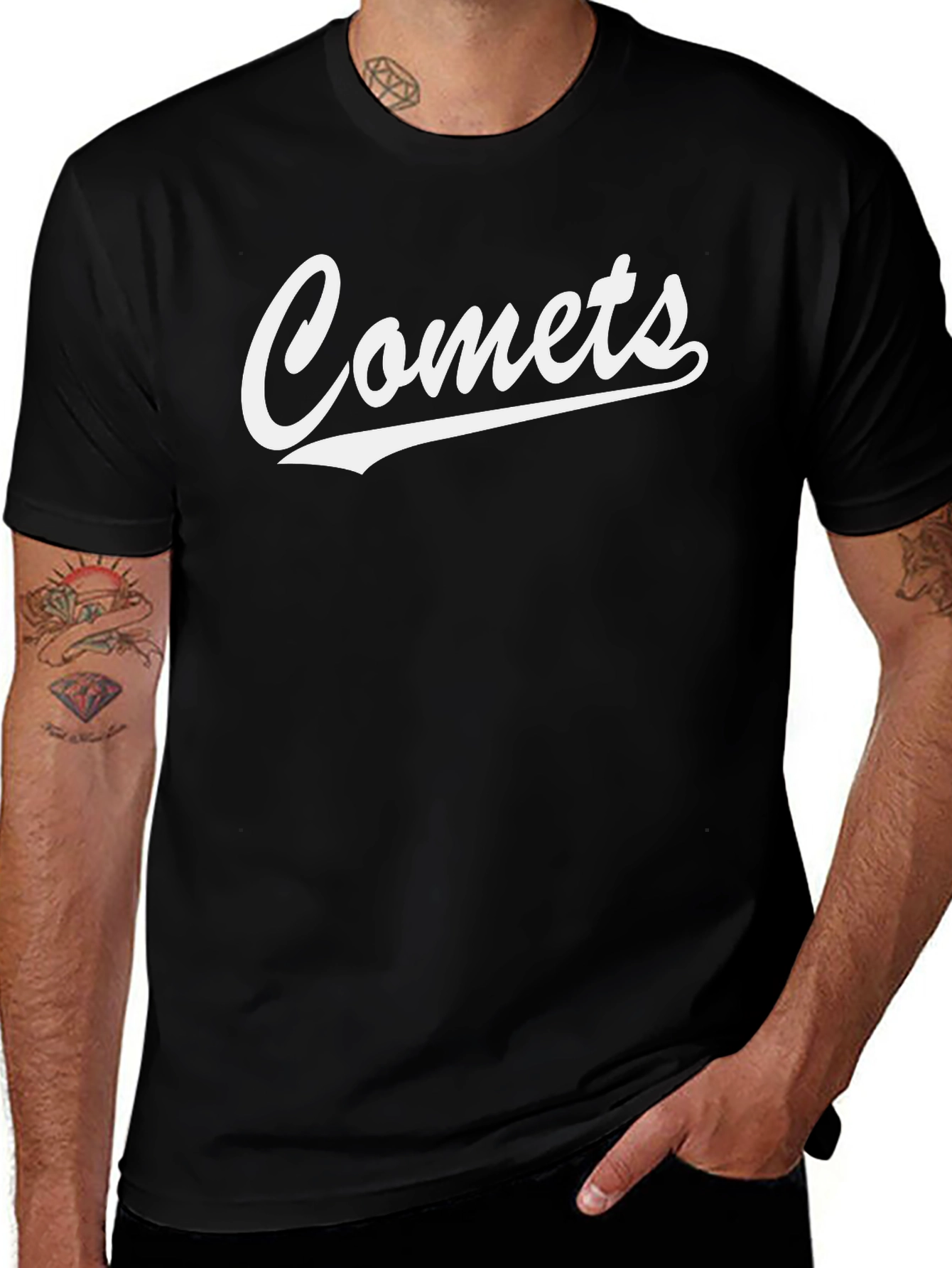 Comets Graphic T-Shirt - Classic Style