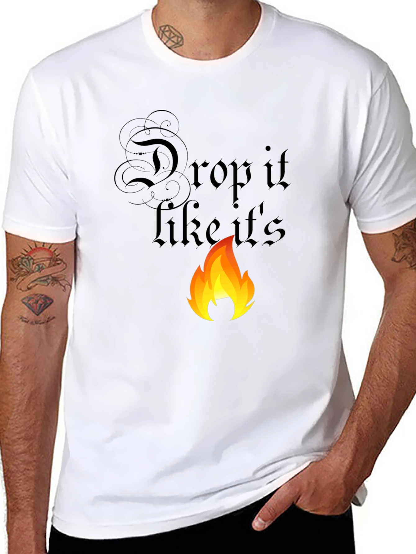 Drop It Like Its Hot Graphic Tee