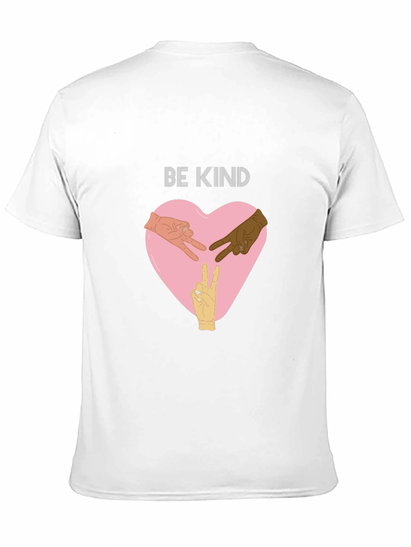 Be Kind T-Shirt with Hands Peace Sign