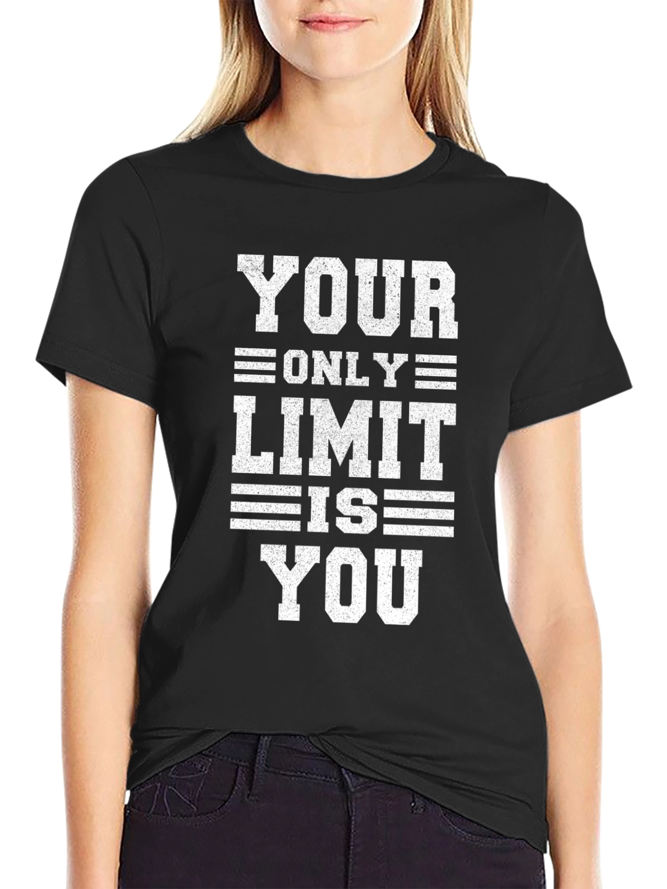 Inspirational Graphic Tee - Your Only Limit Is You