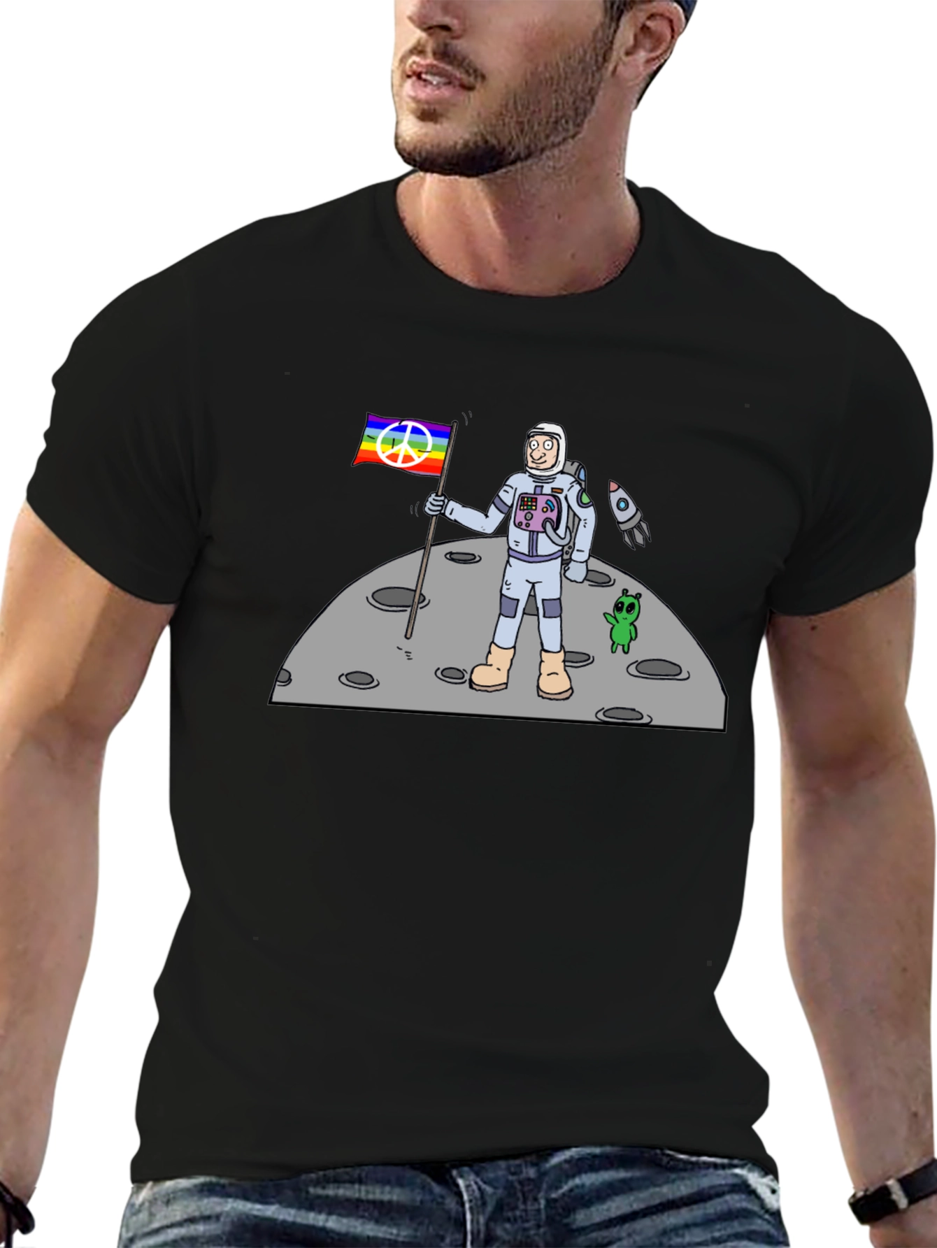 Peace on the Moon T-Shirt