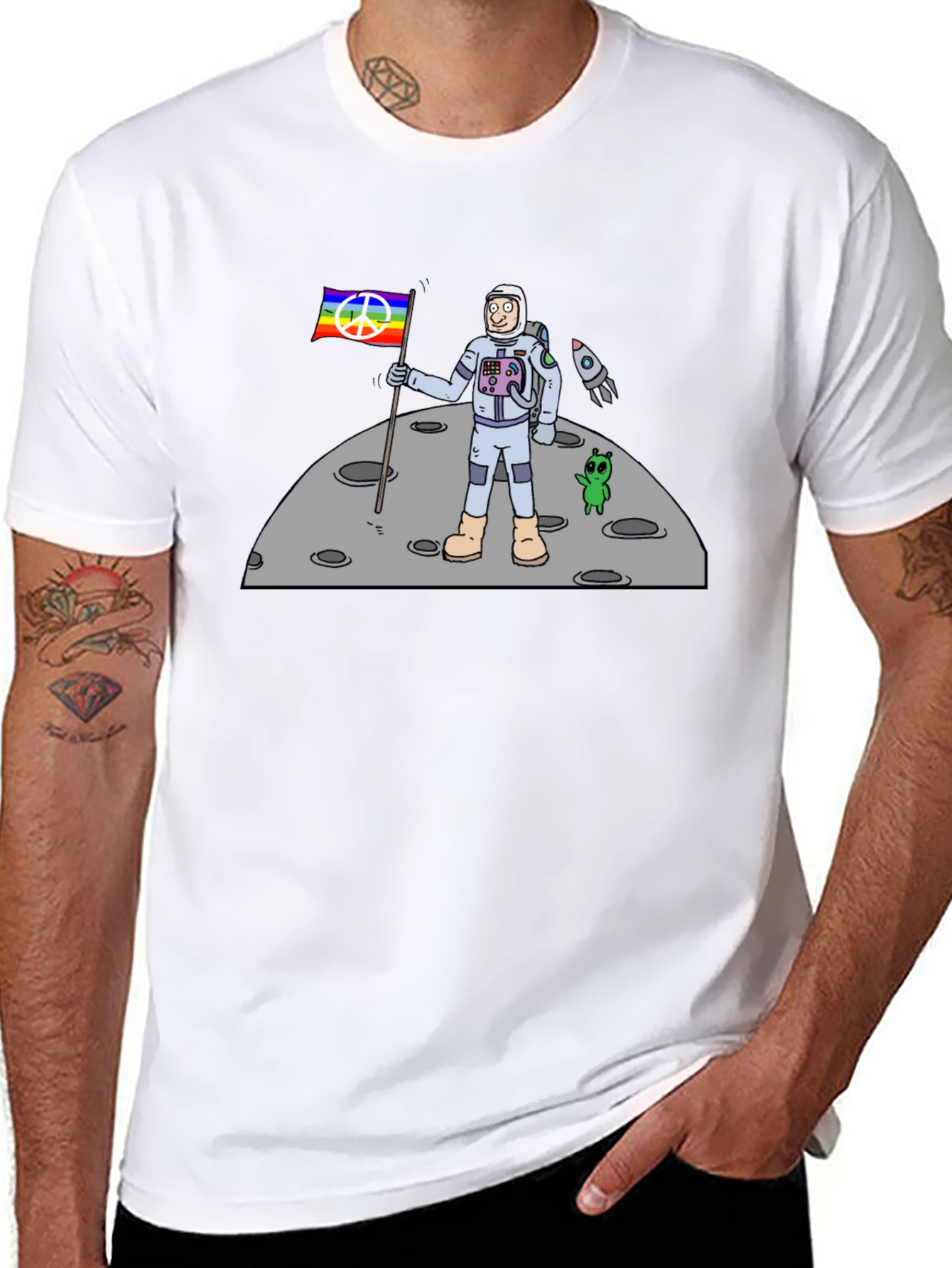 Peace on the Moon T-Shirt