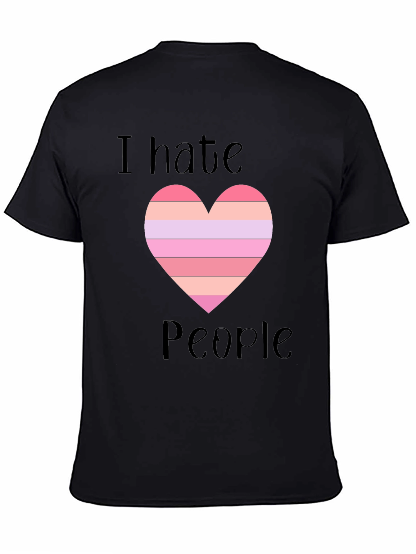 I Hate People Heart Graphic Tee