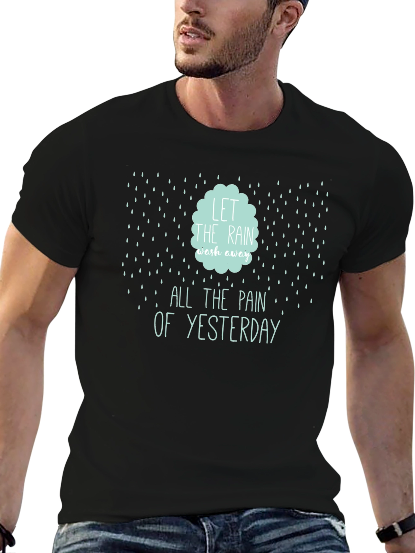 Rain Wash Away Pain Graphic Tee