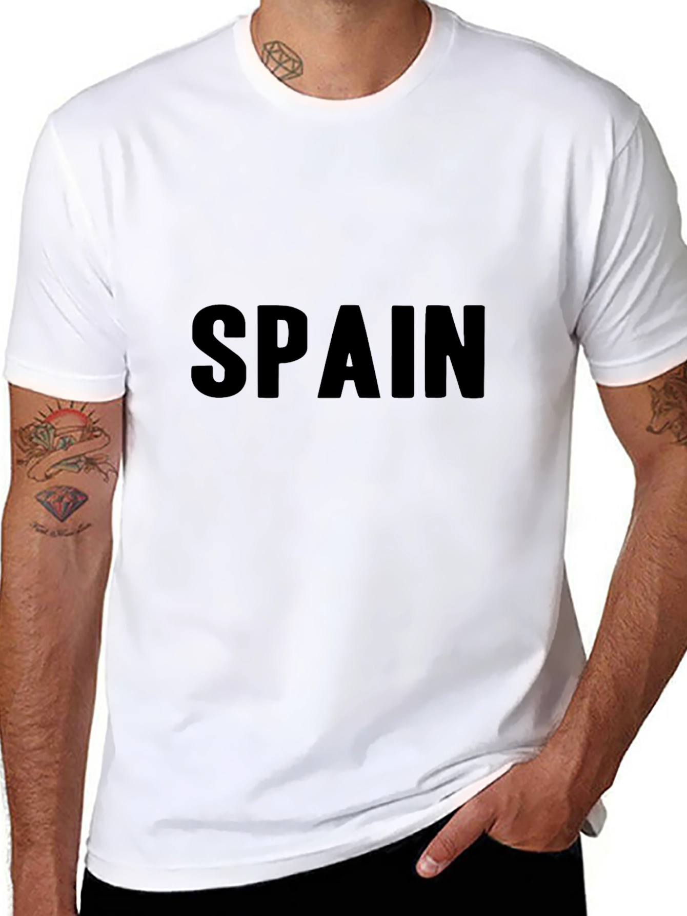 Spain T-Shirt - Classic Black Tee