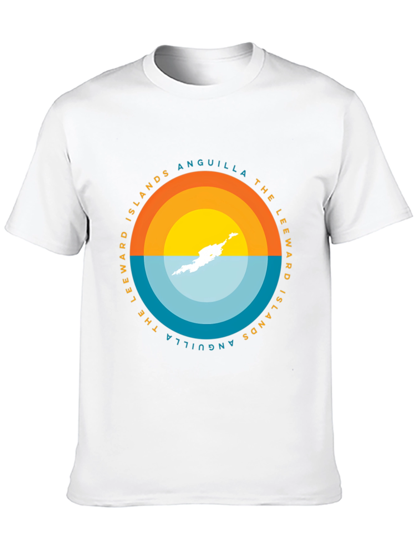 Anguilla Islands Graphic Tee - Black