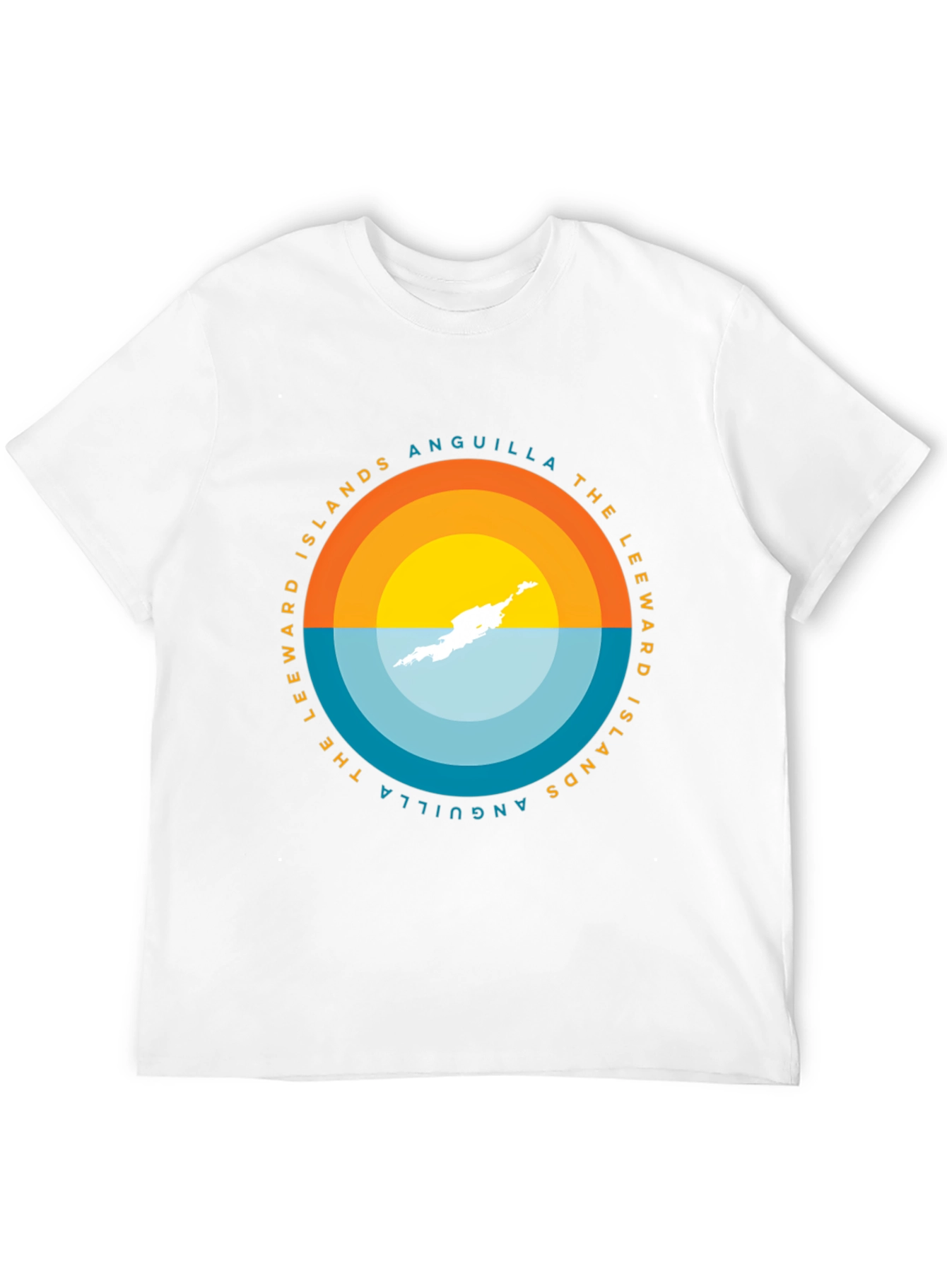 Anguilla Islands Graphic Tee - Black