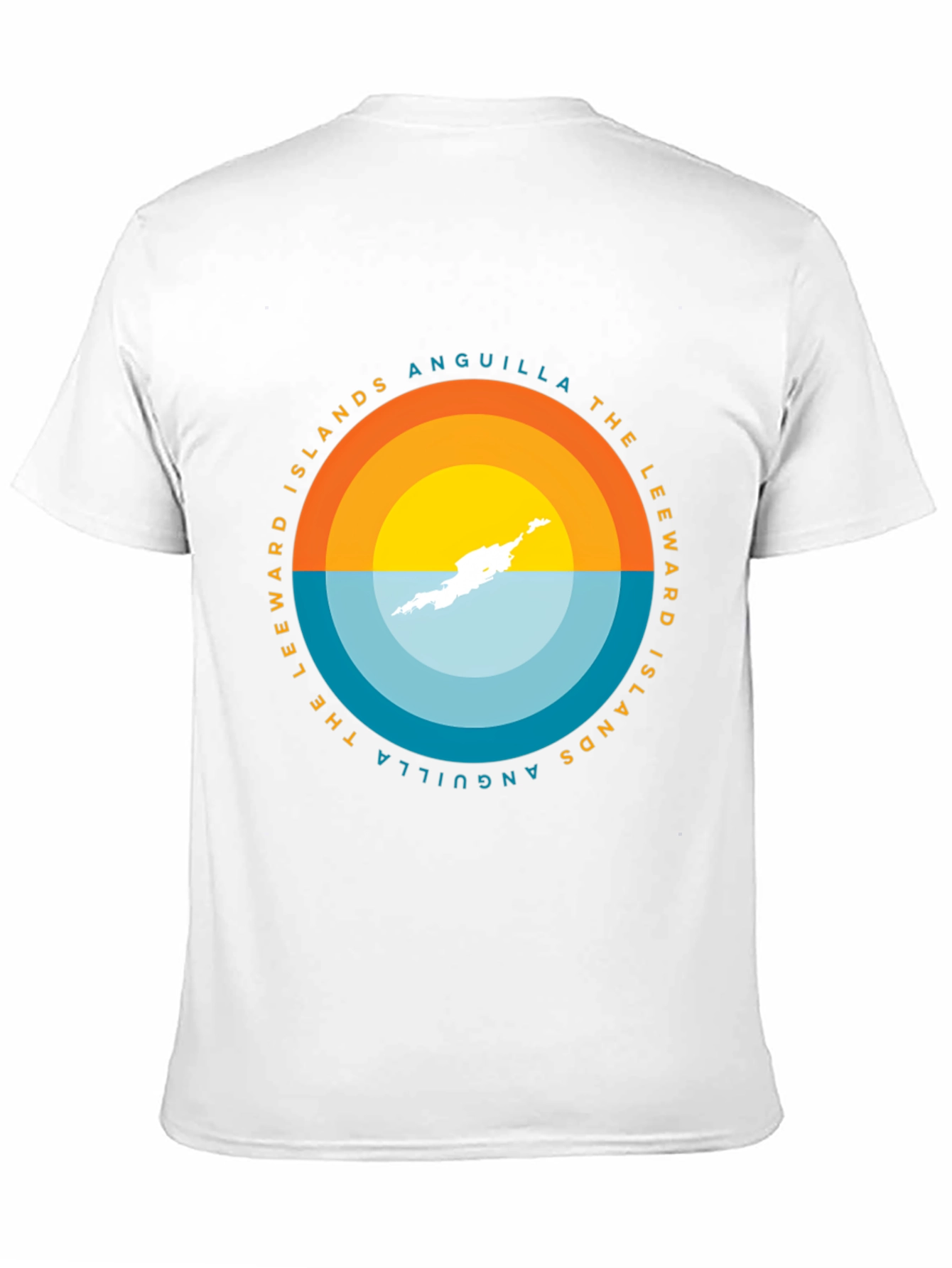 Anguilla Islands Graphic Tee - Black