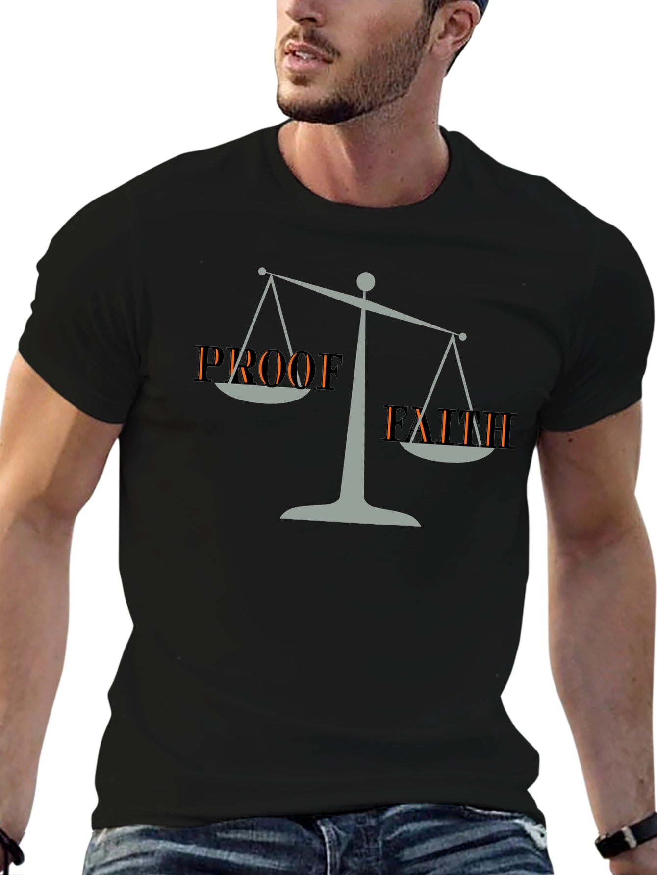 Proof Vs Faith Graphic T-Shirt