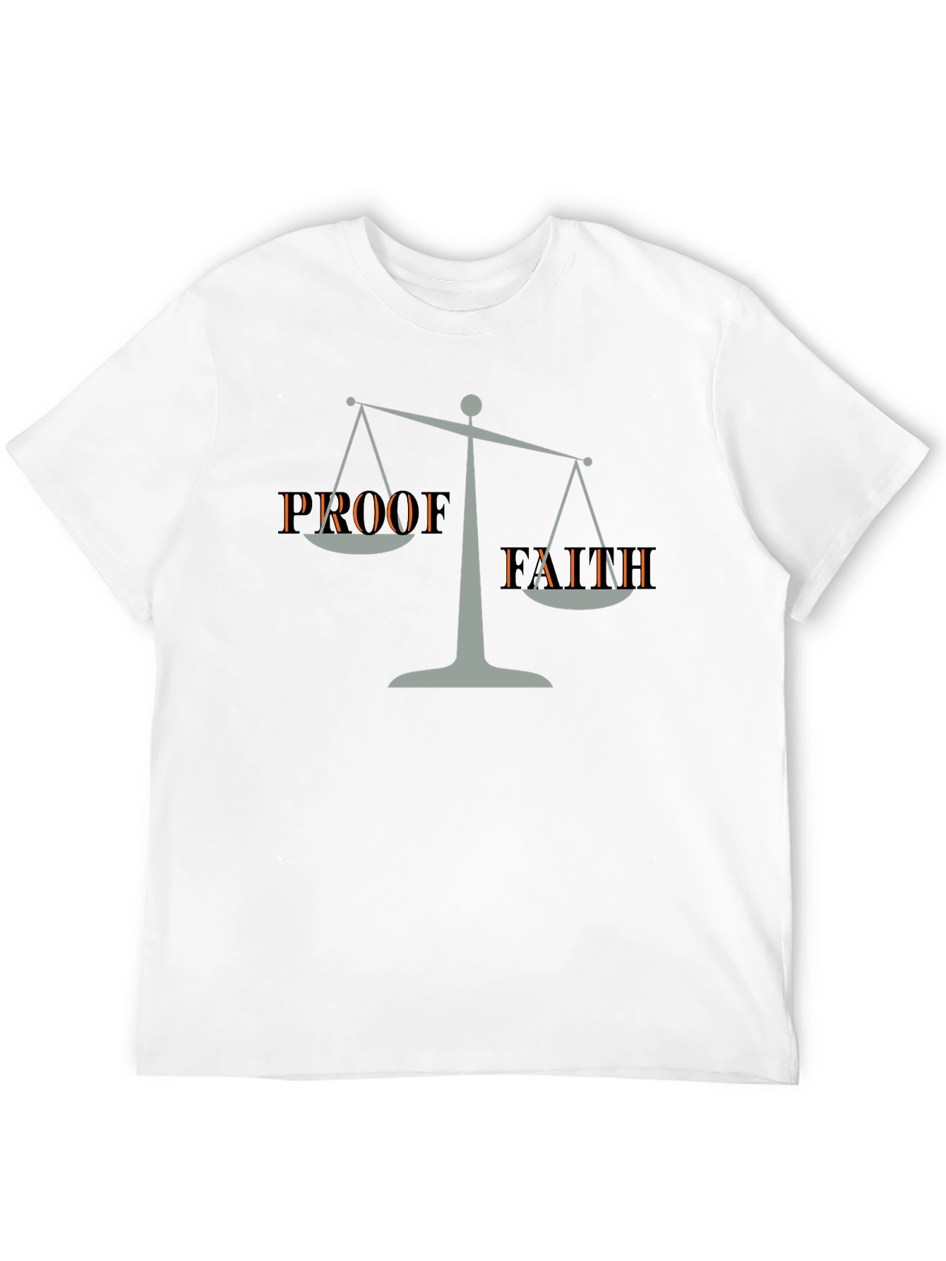 Proof Vs Faith Graphic T-Shirt