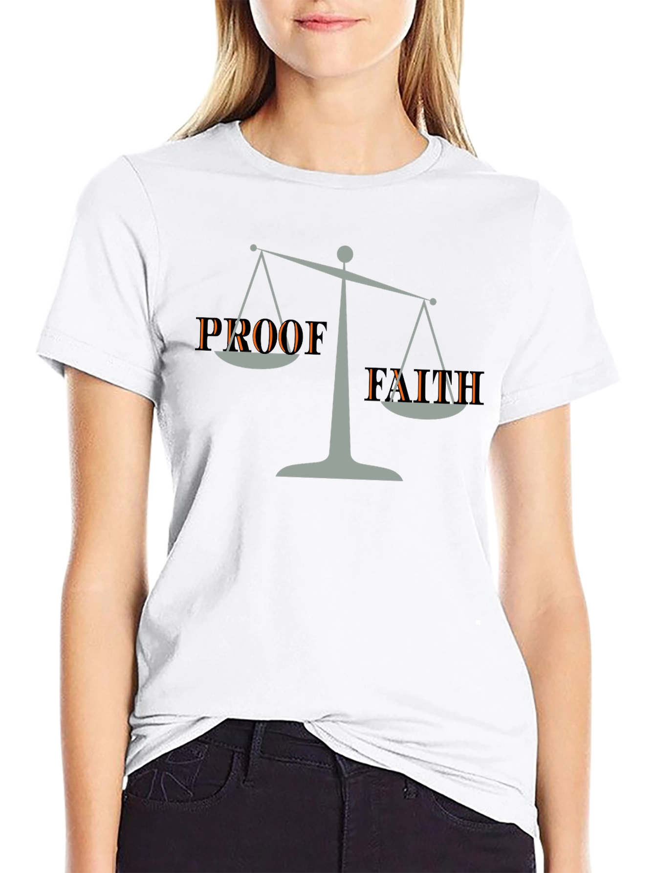 Proof Vs Faith Graphic T-Shirt