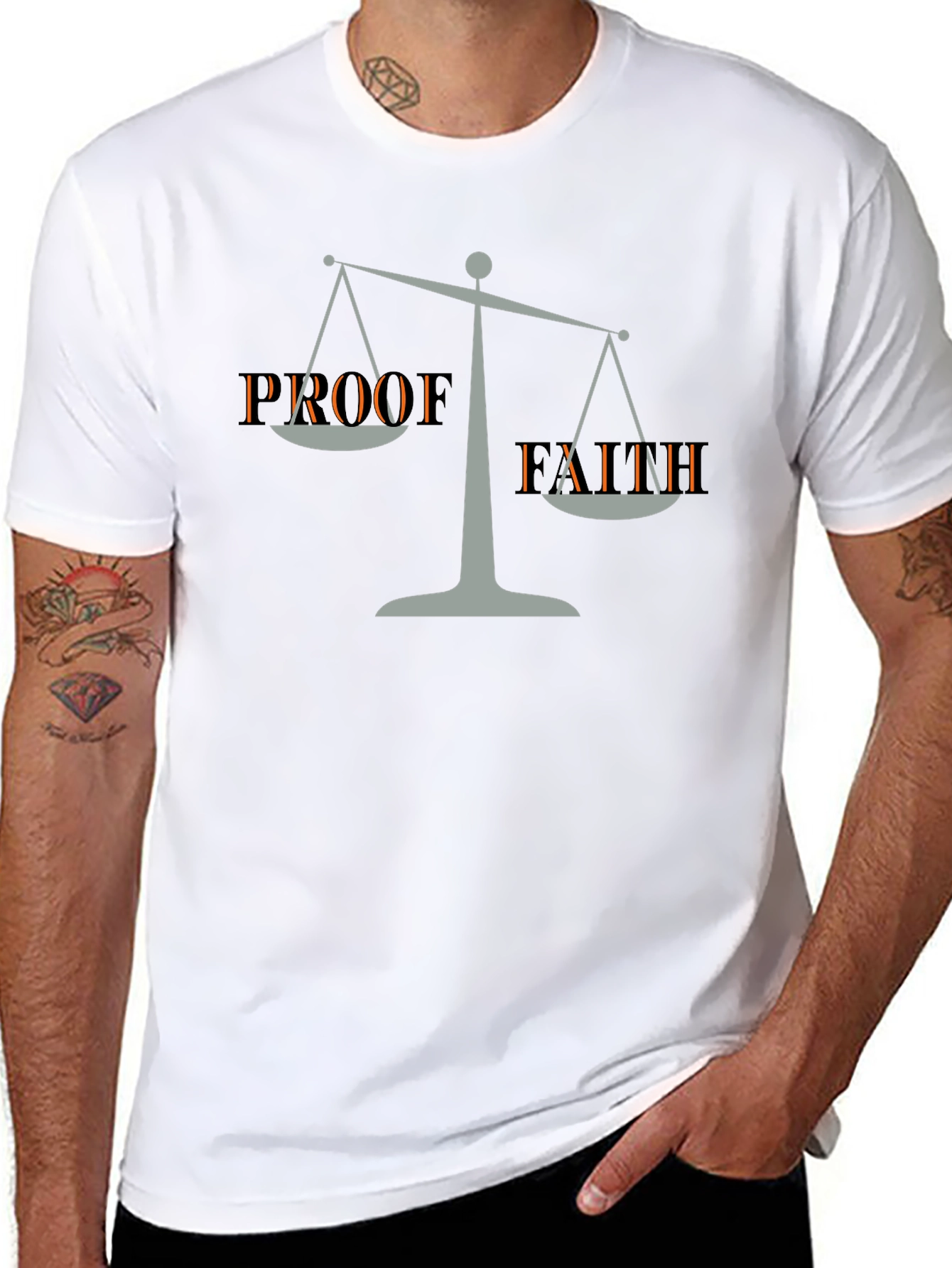 Proof Vs Faith Graphic T-Shirt