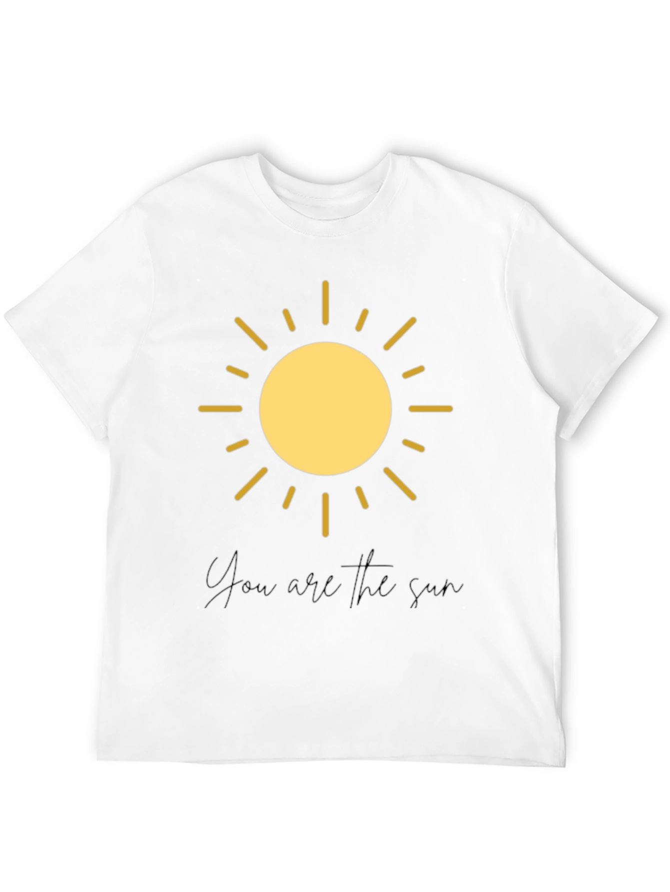 Sunny Days Graphic Tee - Black Cotton Sun T-Shirt