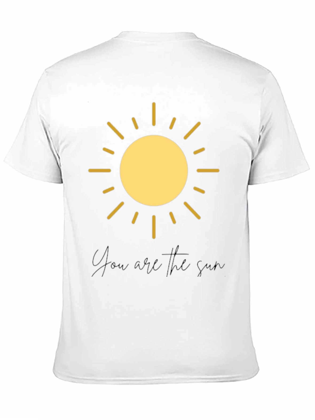 Sunny Days Graphic Tee - Black Cotton Sun T-Shirt