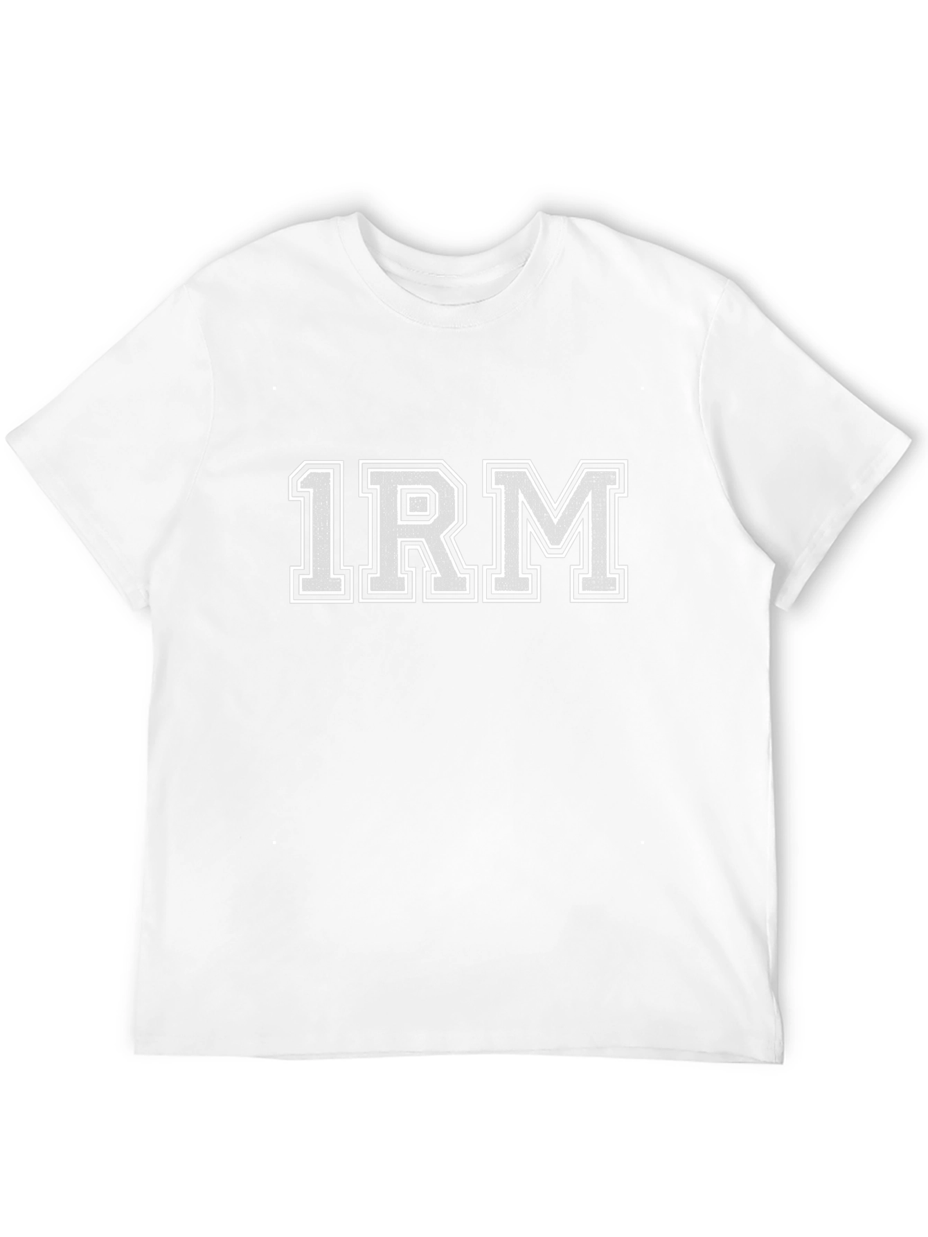 1RM Graphic Tee - Black Cotton Blend T-Shirt