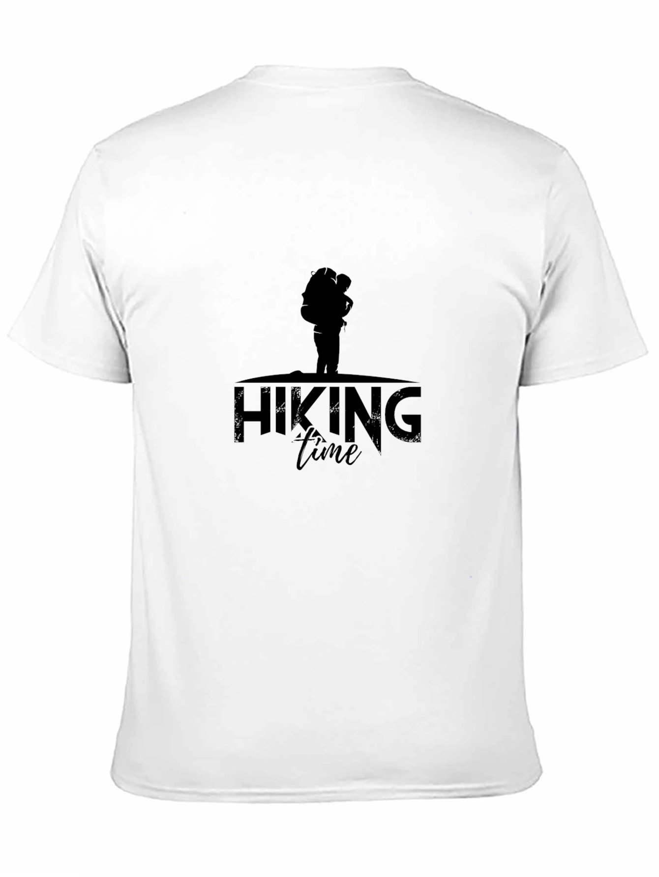 Hiking Time Black T-Shirt