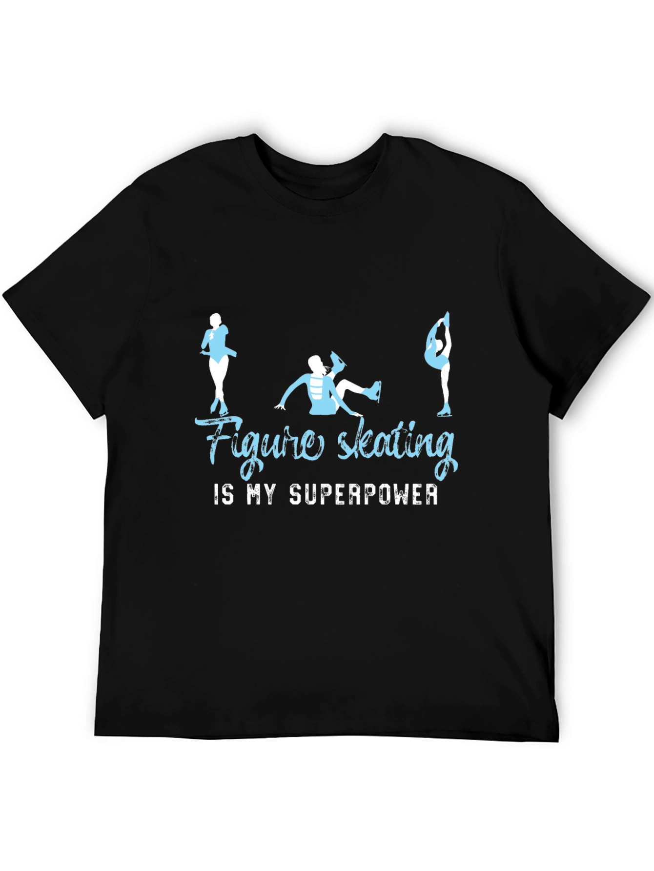 Figure Skating Superpower Graphic T-Shirt