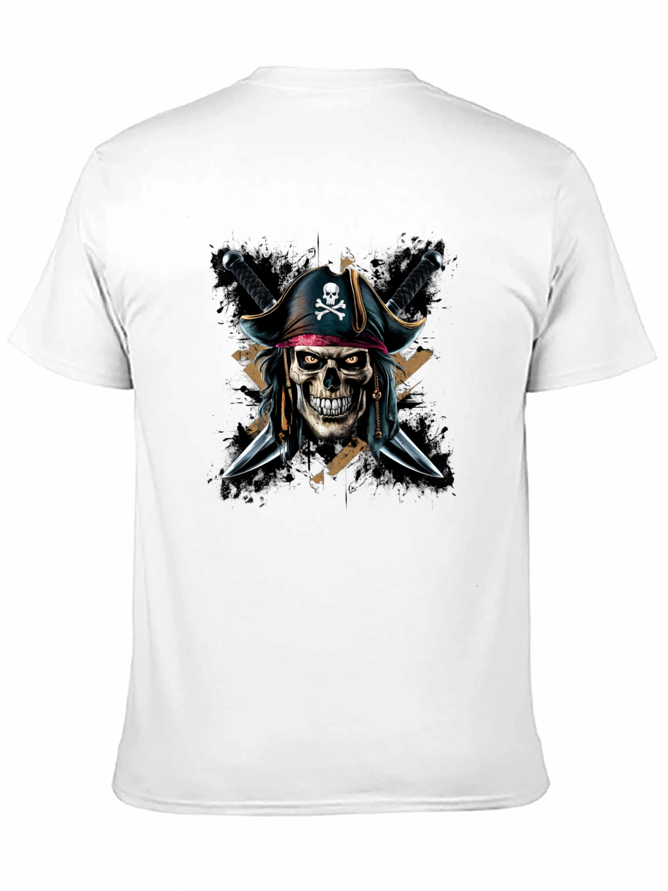 Pirate Skull T-Shirt - Edgy Graphic Tee