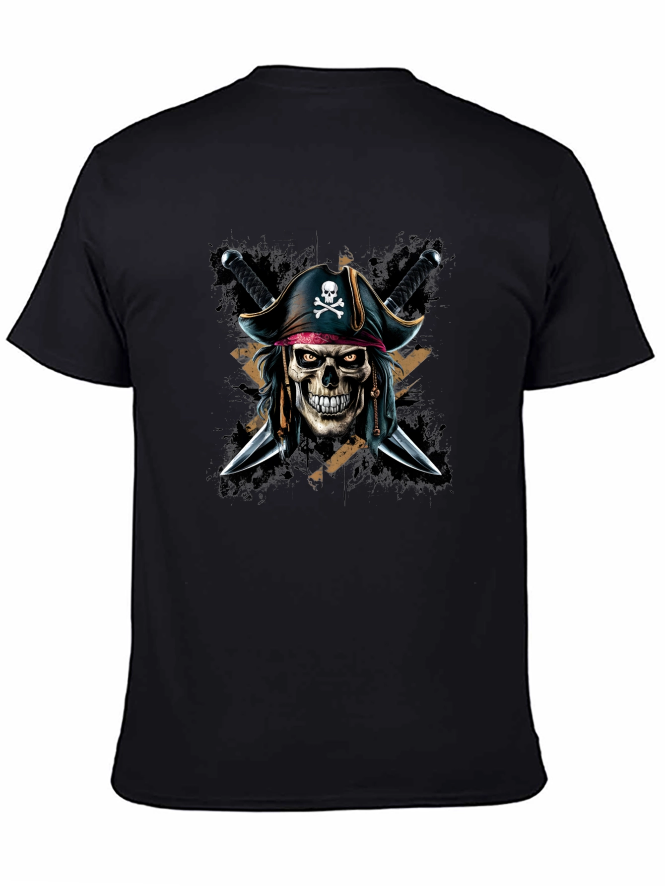 Pirate Skull T-Shirt - Edgy Graphic Tee